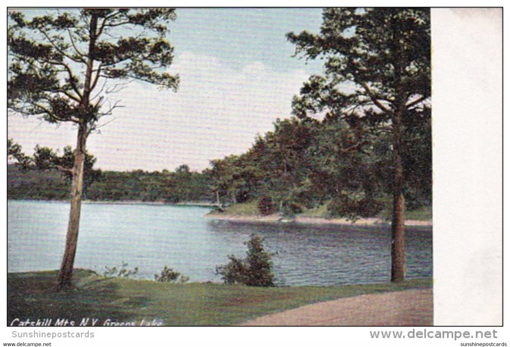 New York Catskill Mountains Green Lake 1909 - Catskills