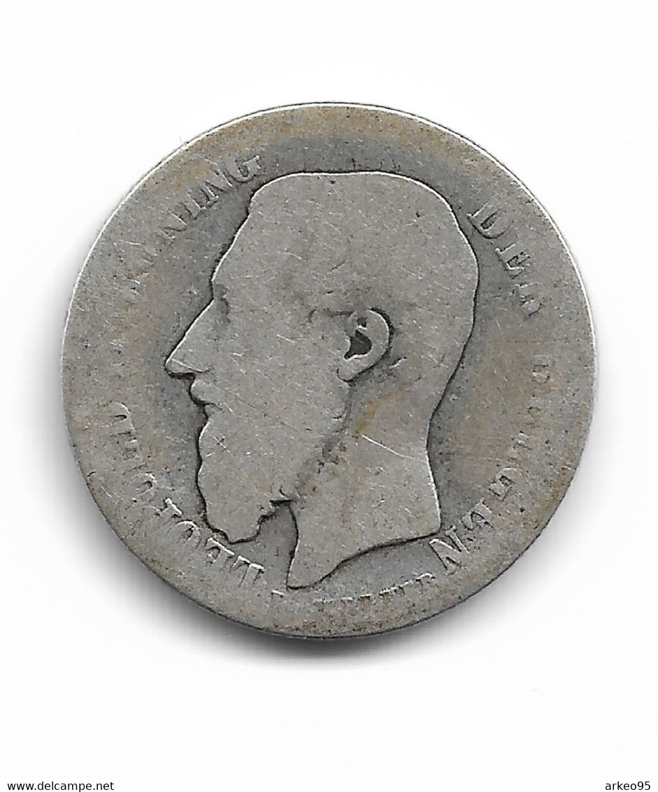50 Centimes De Léopold II De Belgique - 50 Centimes