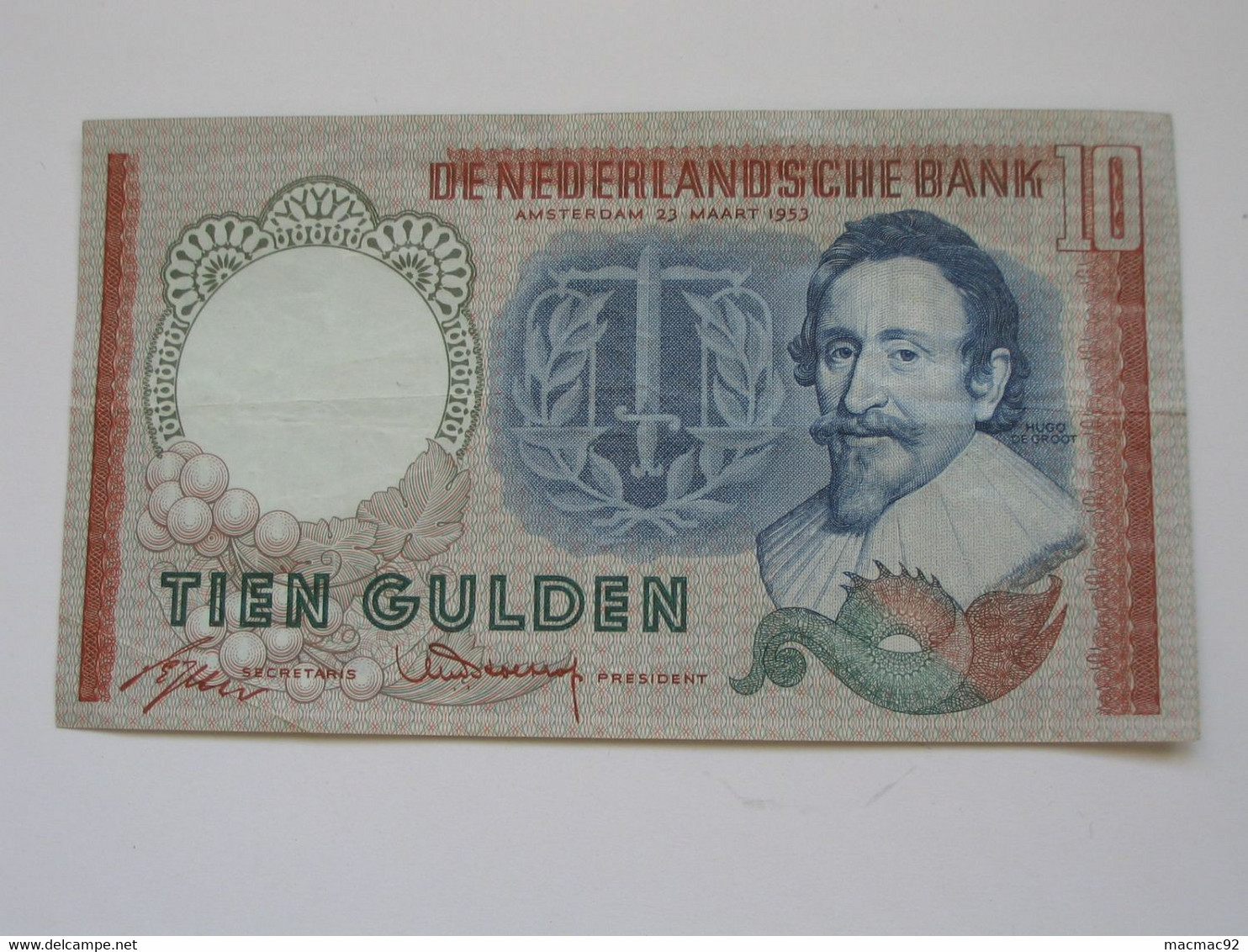 PAYS-BAS - 10 Tien Gulden 1953 De Nederlandsche Bank  **** EN  ACHAT IMMEDIAT  **** - 10 Gulden