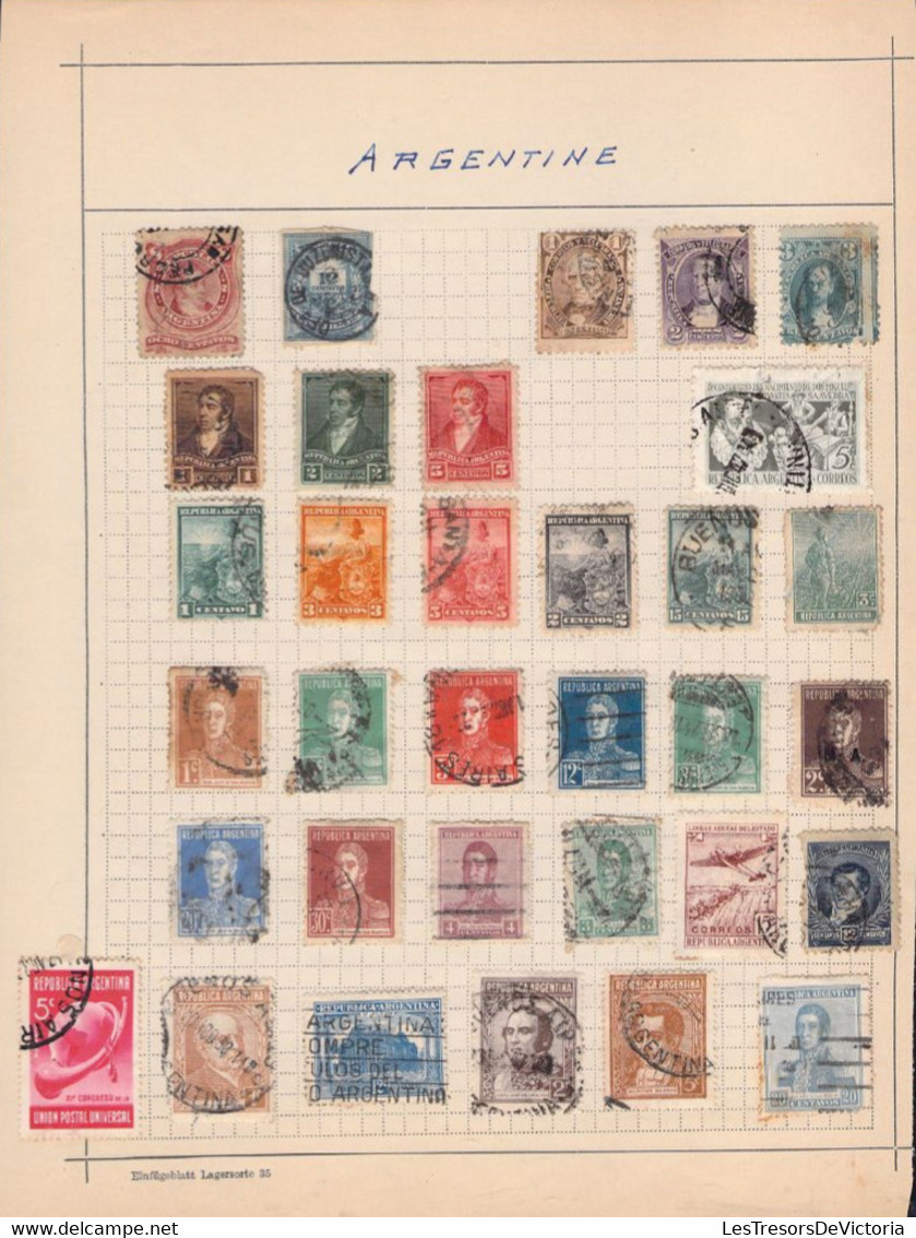 ARGENTINE - Lot Collection Timbres Argentin - Oblitérés - - Collections, Lots & Series