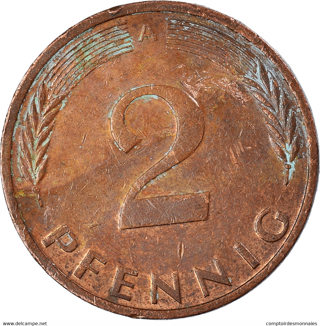 Monnaie, République Fédérale Allemande, 2 Pfennig, 1992 - 2 Pfennig