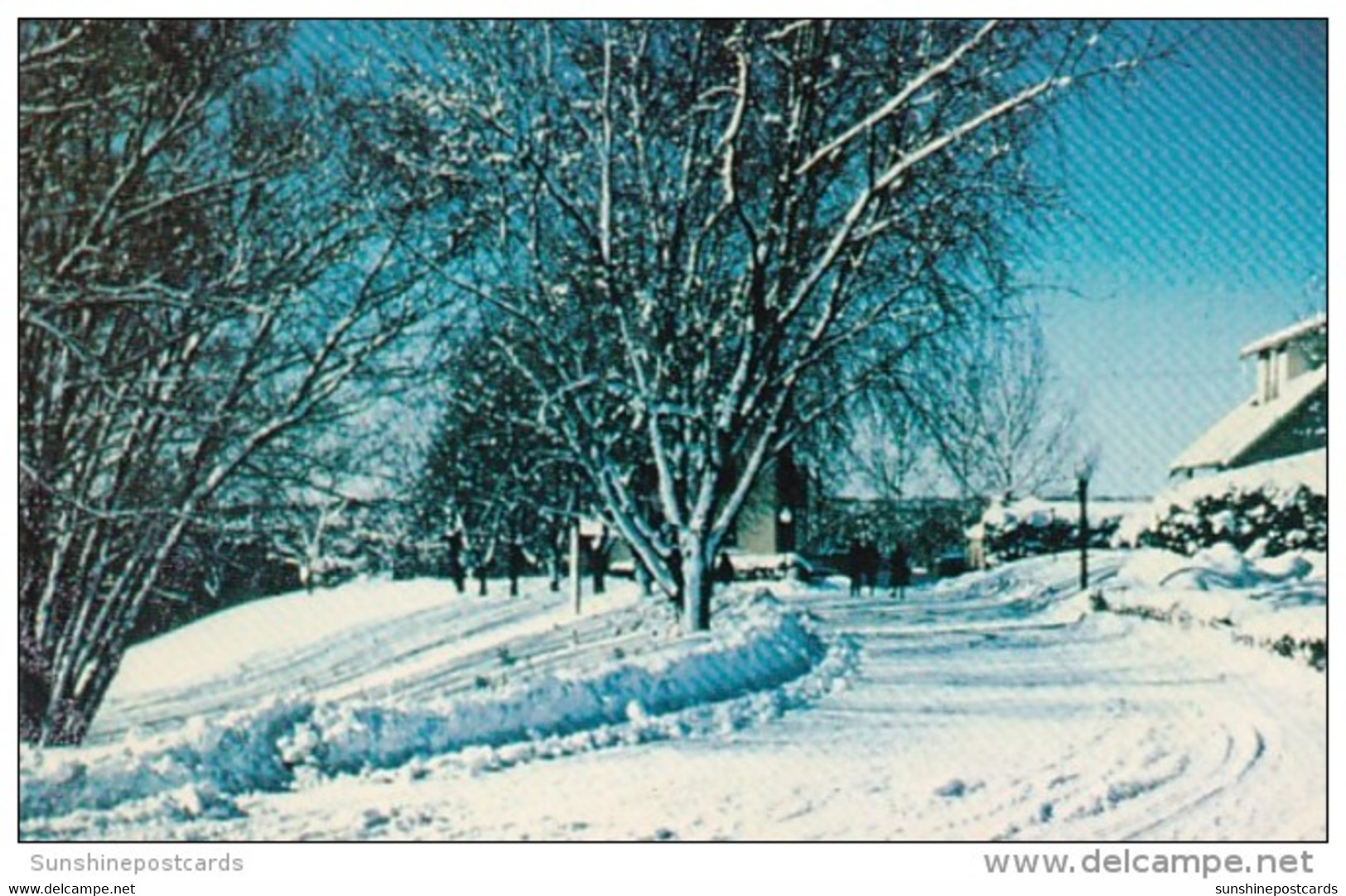 Canada Ontario Oshawa Kingsway College Campus Winter Scene - Oshawa