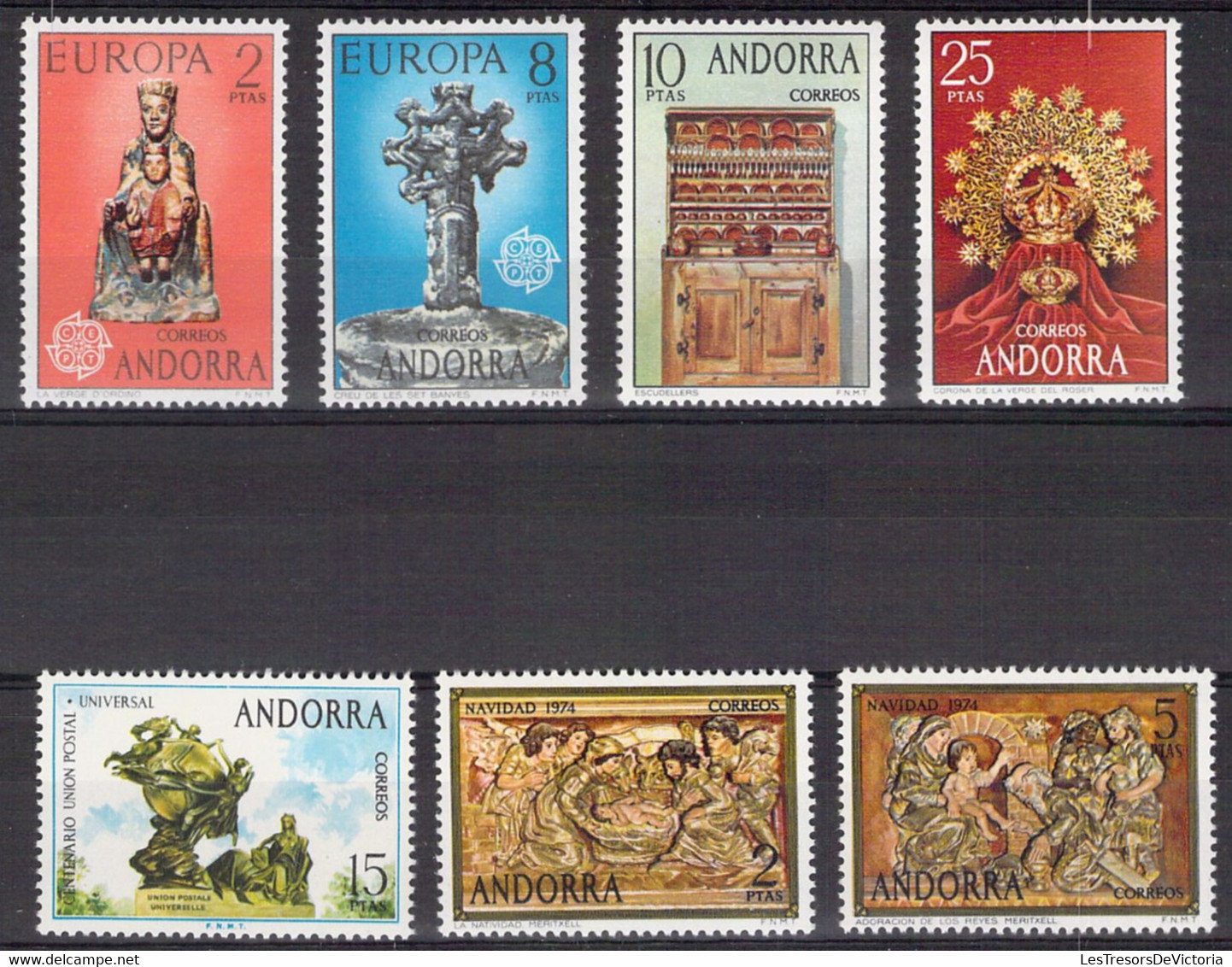 ANDORRA - Lot Année 1974 Complète - Neufs **MHN - Unused Stamps