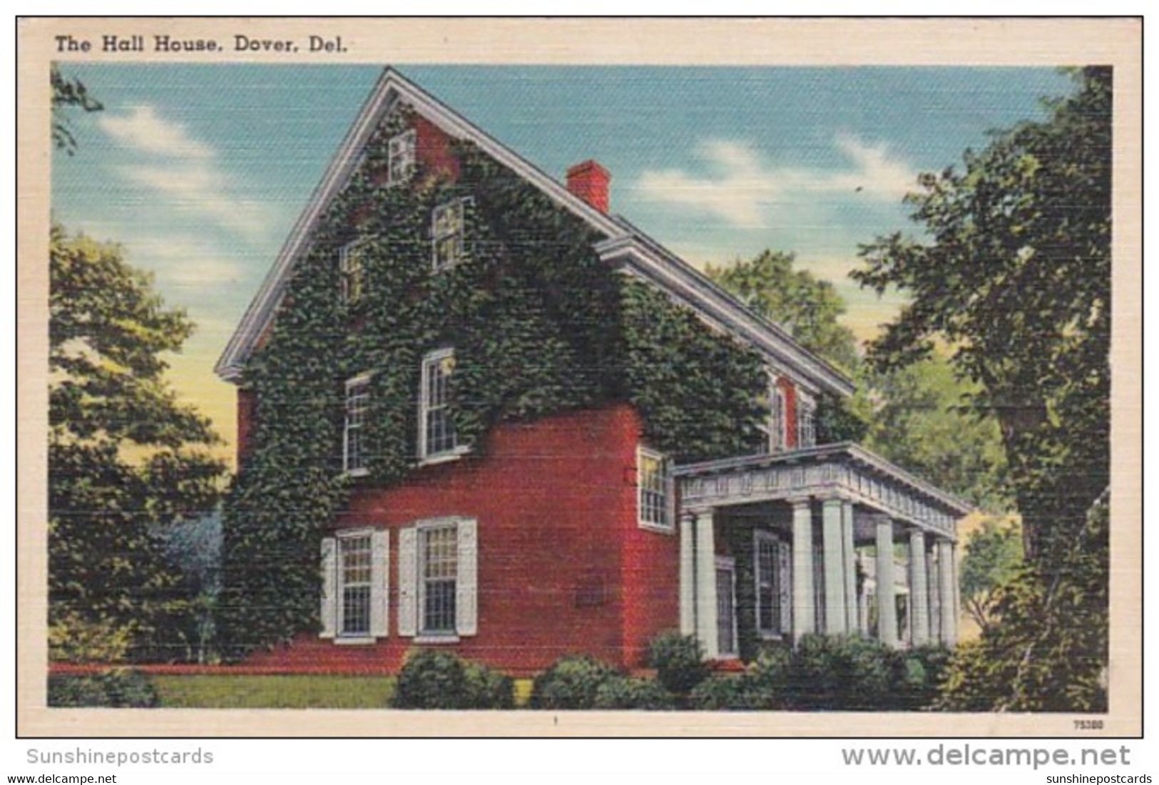 Delaware Dover The Hall House 1956 - Dover