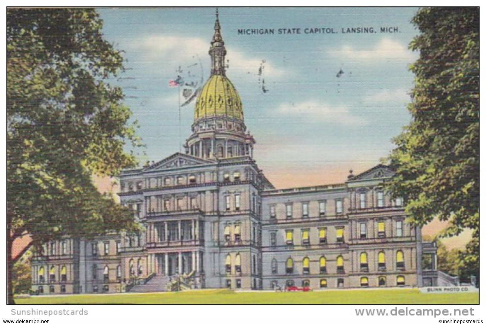 Michigan Lansing State Capitol Building 1940 - Lansing