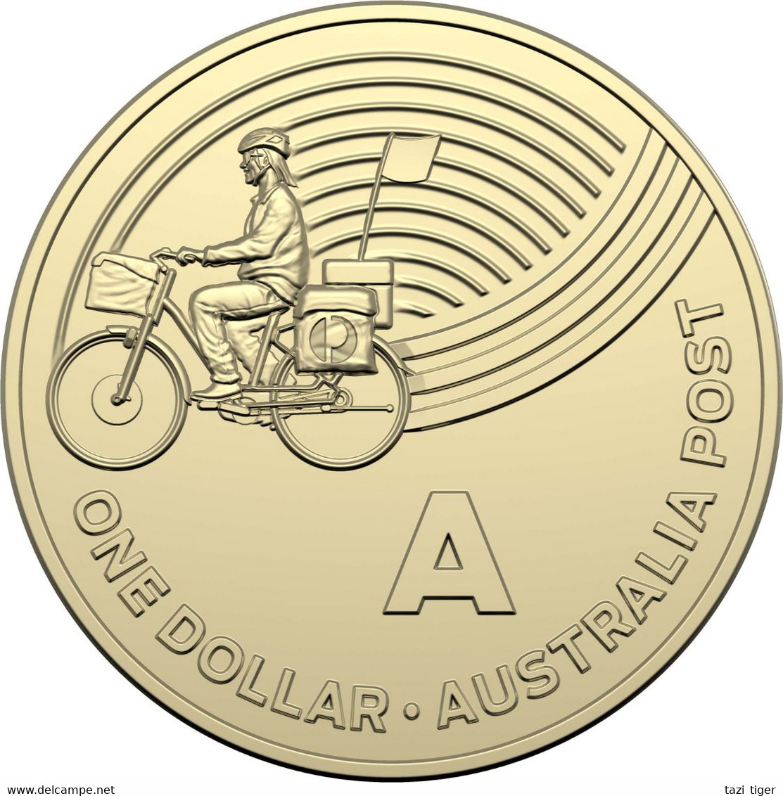 AUSTRALIA • 2019 • $1 • Alphabet Coins • A For Australia Post  • Uncirculated Dollar Coin In Coin Wallet - Dollar