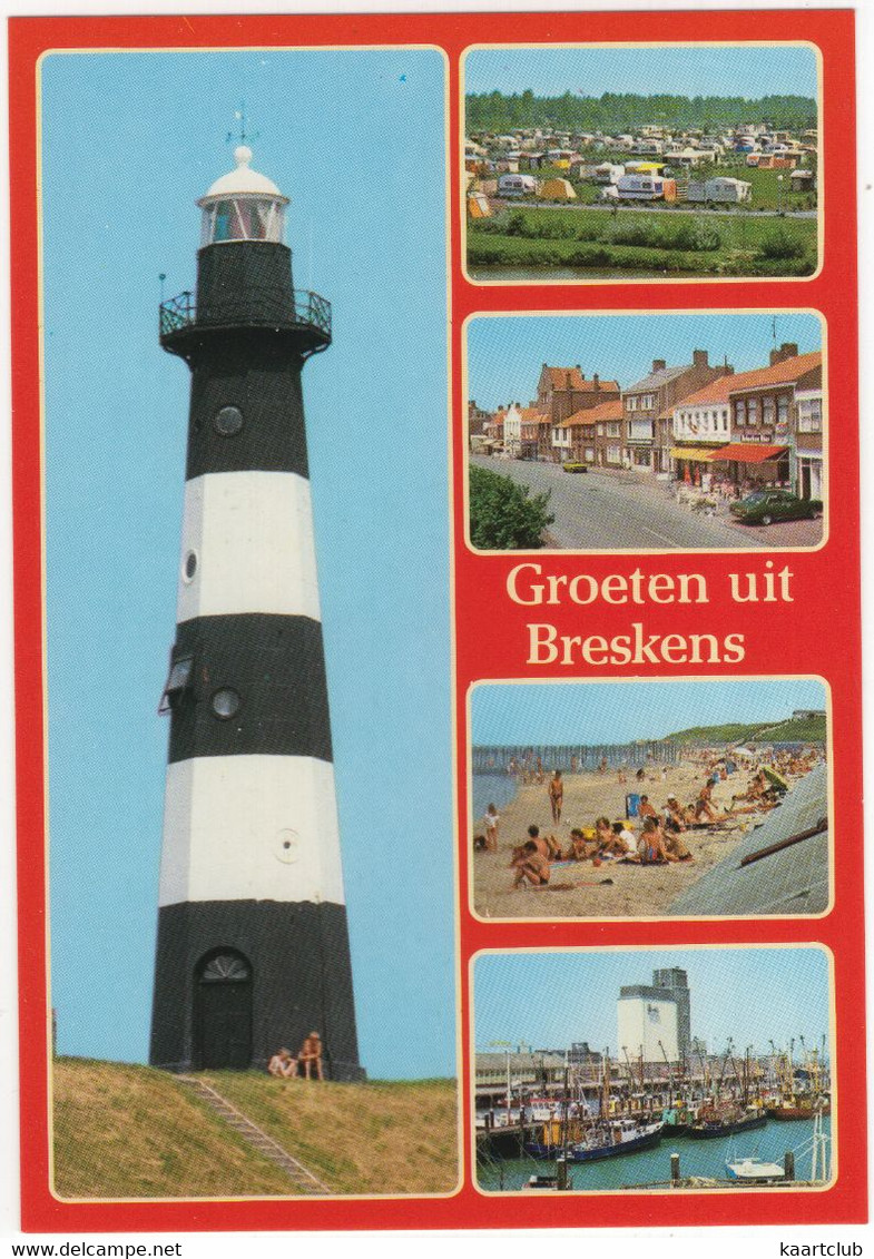 Groeten Uit Breskens - (Zeeland, Nederland / Holland) - BRS 5 - Vuurtoren / Phare - Breskens