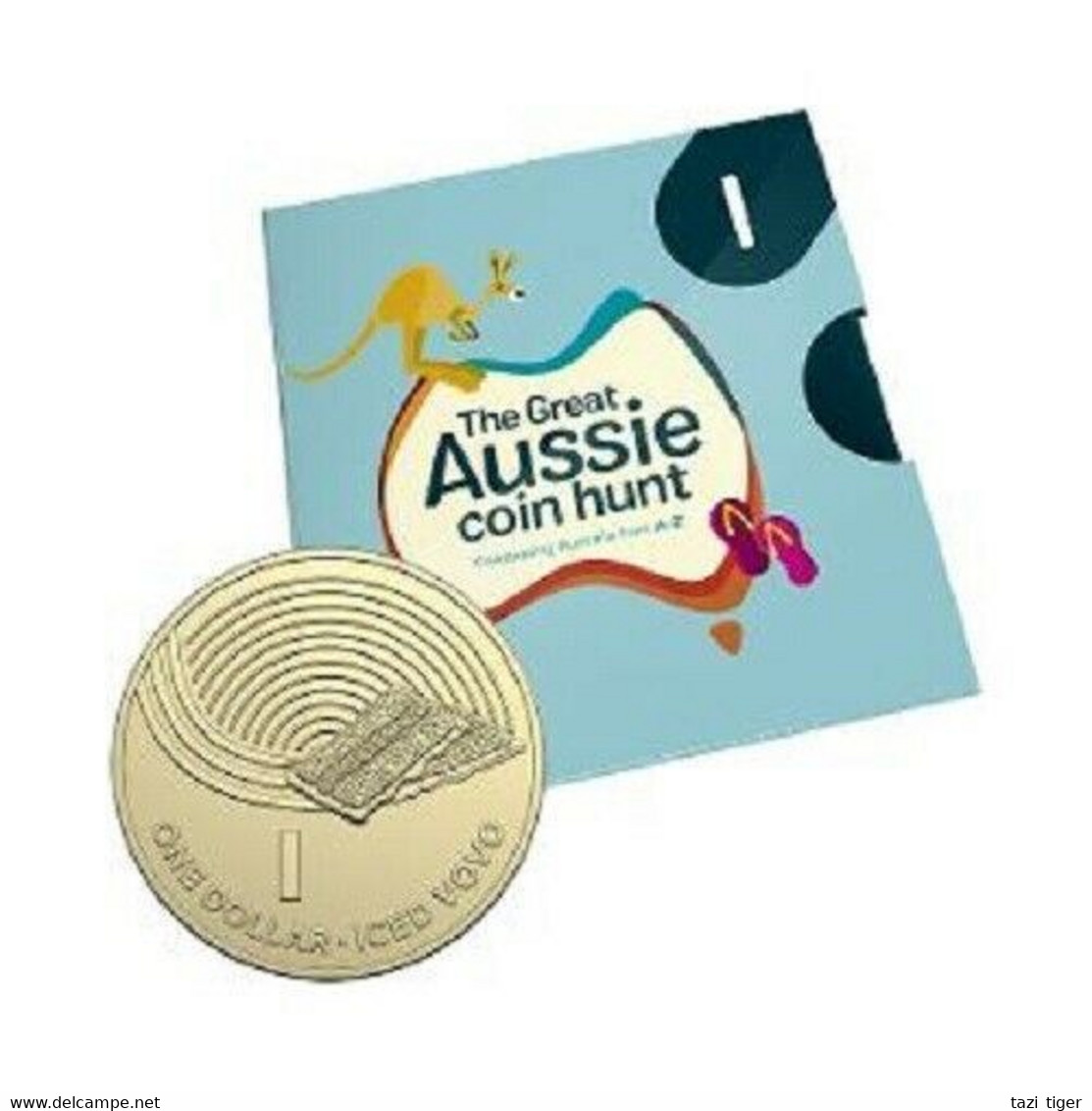 AUSTRALIA • 2019 • $1 • Alphabet Coins • I For Iced VoVo • Uncirculated Dollar Coin In Coin Wallet - Dollar