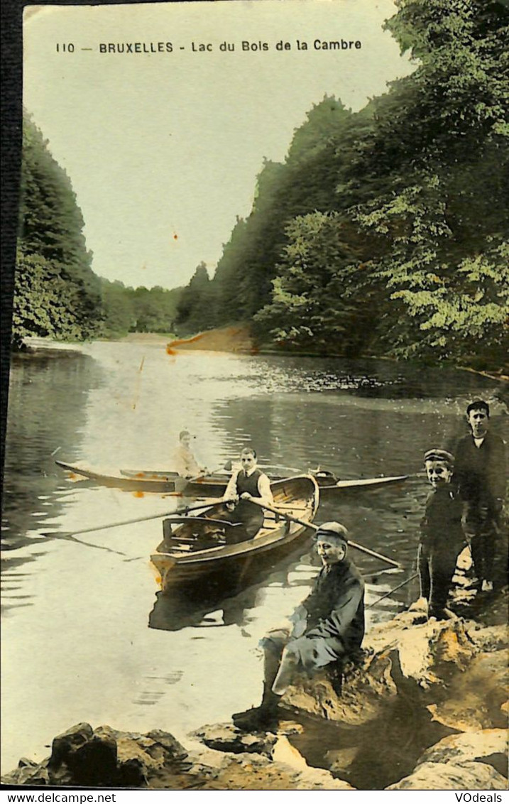 038 607 - CPA - Belgique - Bruxelles - Lac Du Bois De La Cambre - Forêts, Parcs, Jardins