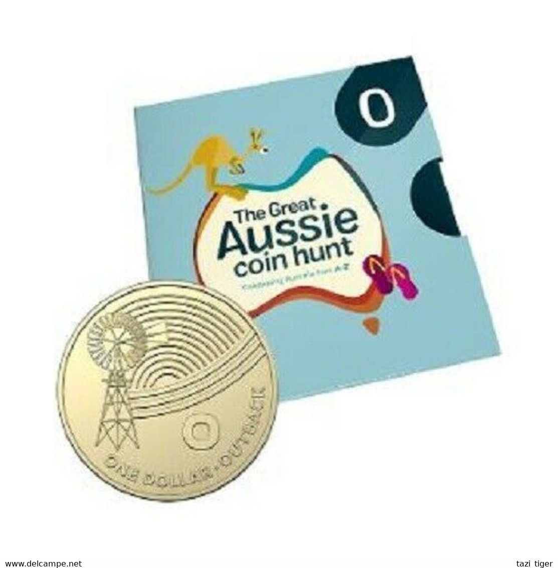 AUSTRALIA • 2019 • $1 • Alphabet Coins • O For Outback • Uncirculated Dollar Coin In Coin Wallet - Dollar