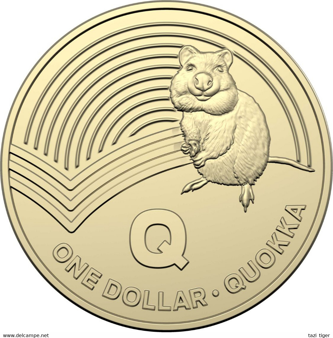 AUSTRALIA • 2019 • $1 • Alphabet Coins • Q For Quokka • Uncirculated Dollar Coin In Coin Wallet - Dollar