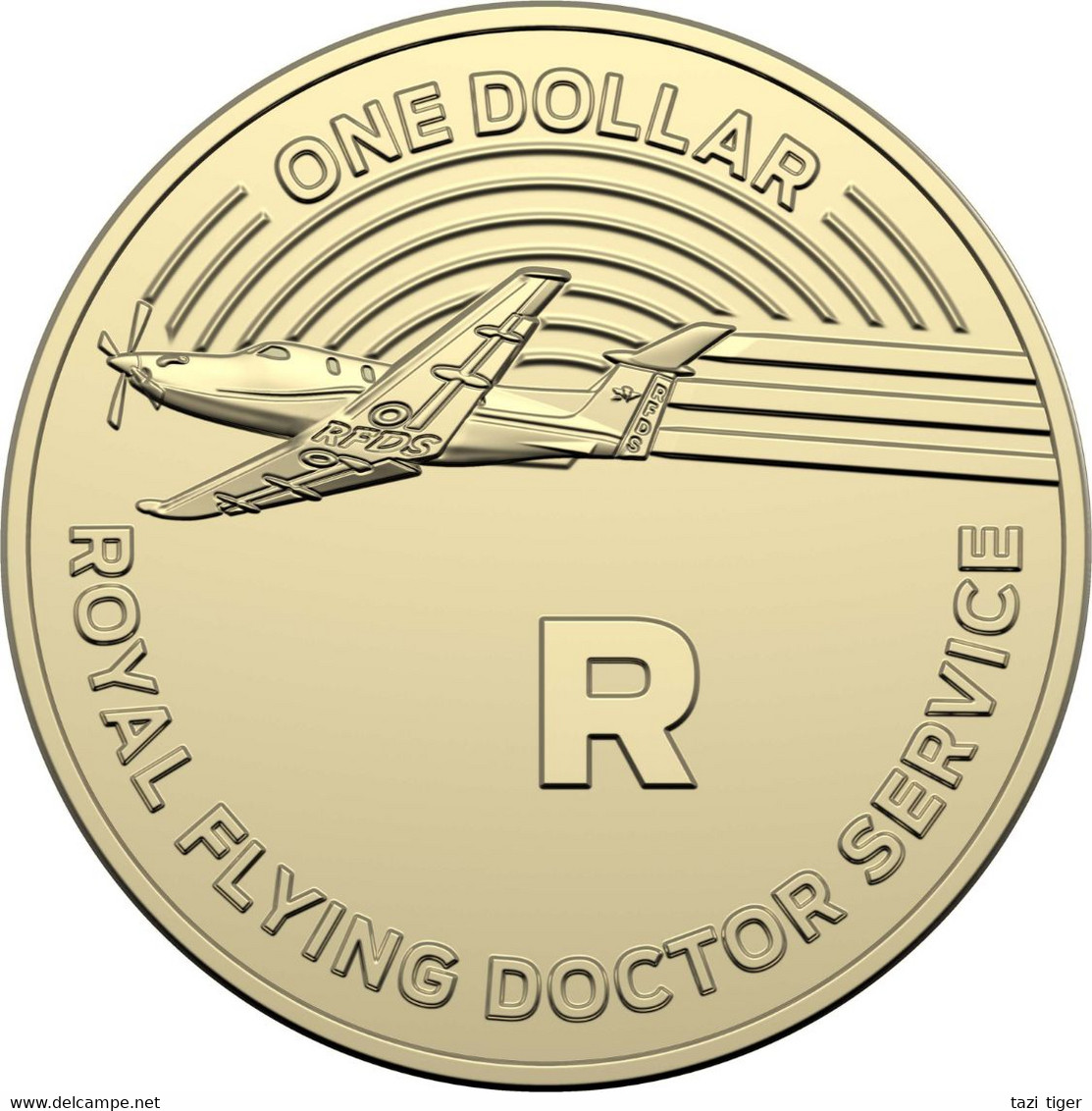 AUSTRALIA • 2019 • $1 • Alphabet Coins • R For Royal Flying Doctor Service • Uncirculated Dollar Coin In Coin Wallet - Dollar