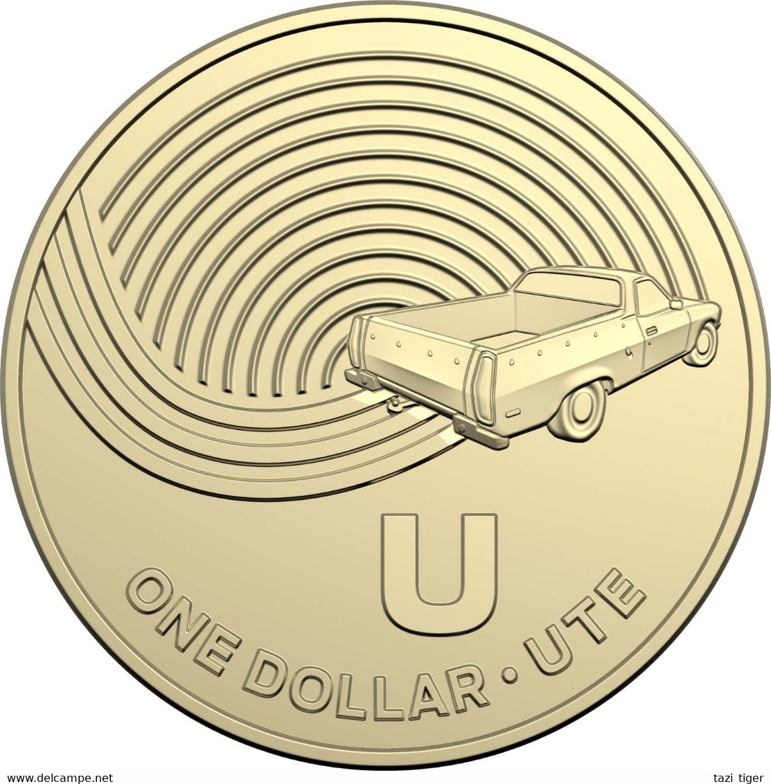 AUSTRALIA • 2019 • $1 • Alphabet Coins • U For Ute • Uncirculated Dollar Coin In Coin Wallet - Dollar