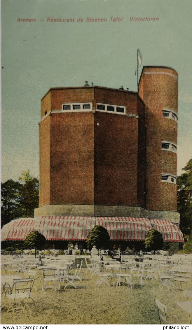 Arnhem // Restaurant De Steenen Tafel - Watertoren 19?? - Arnhem