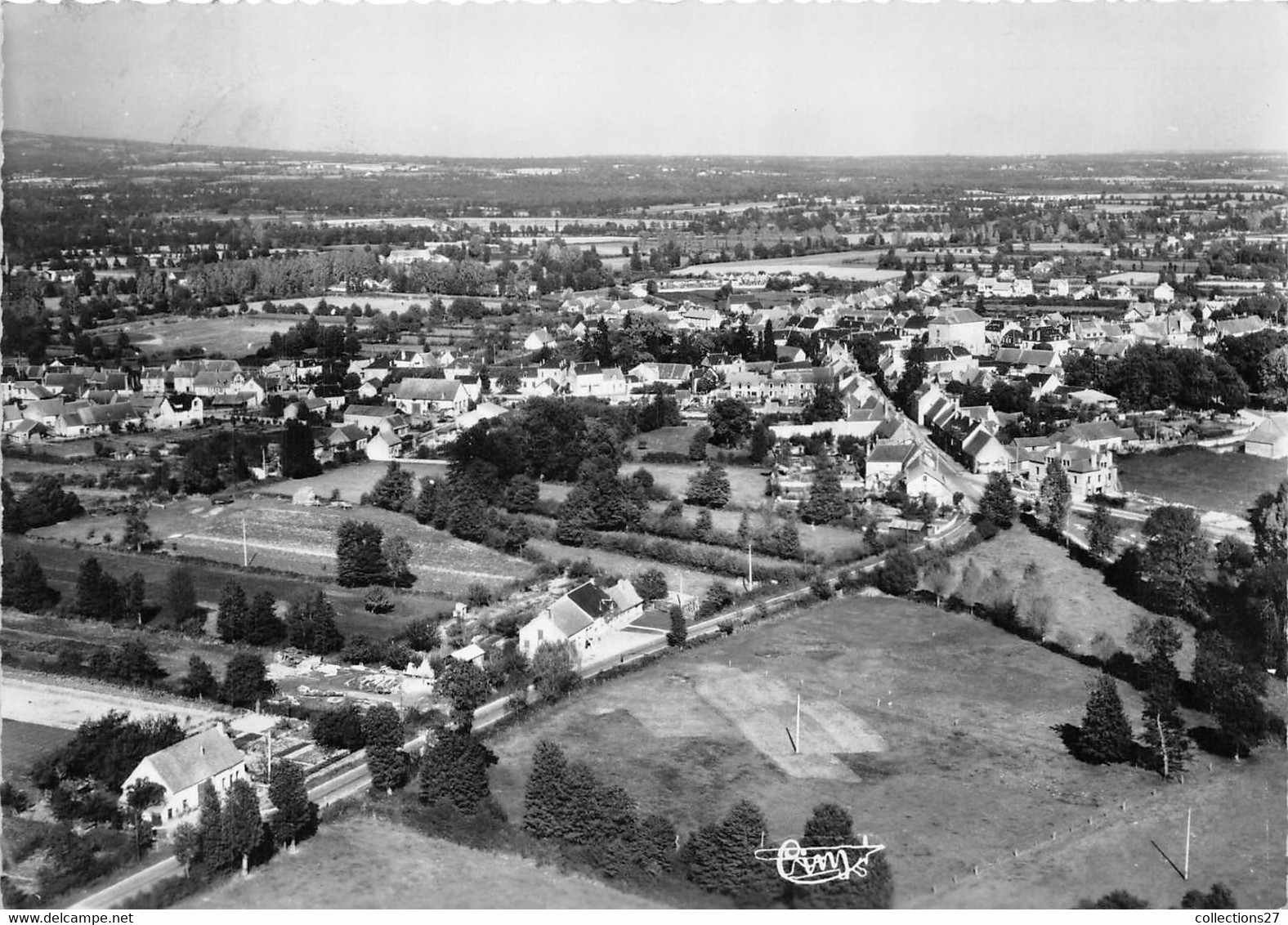 23-GOUZON-VUE AERIENNE - Andere & Zonder Classificatie