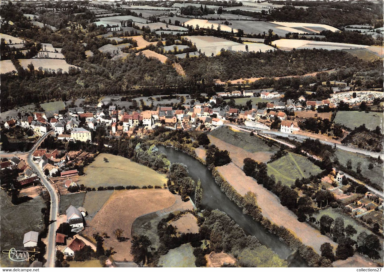 23-LA-CELLE-DUNOISE- VUE GÉNÉRALE AÉRIENNE - Autres & Non Classés