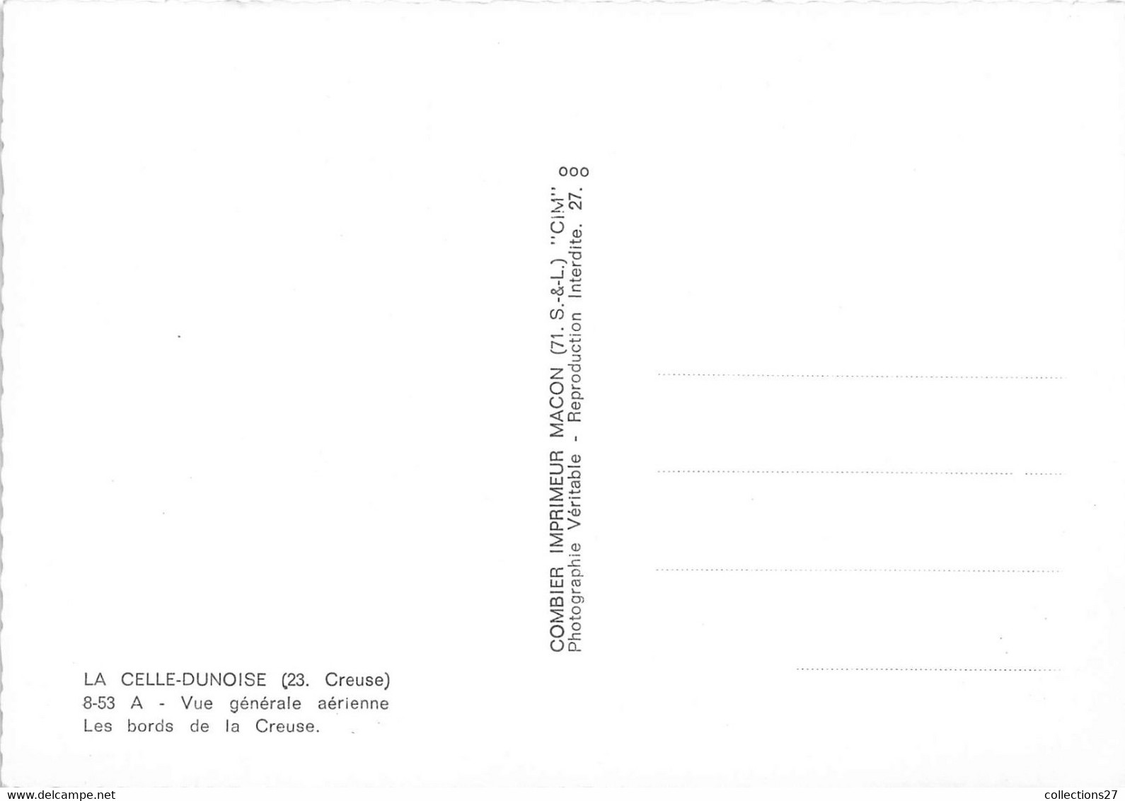 23-LA-CELLE-DUNOISE- VUE GÉNÉRALE AÉRIENNE - Other & Unclassified