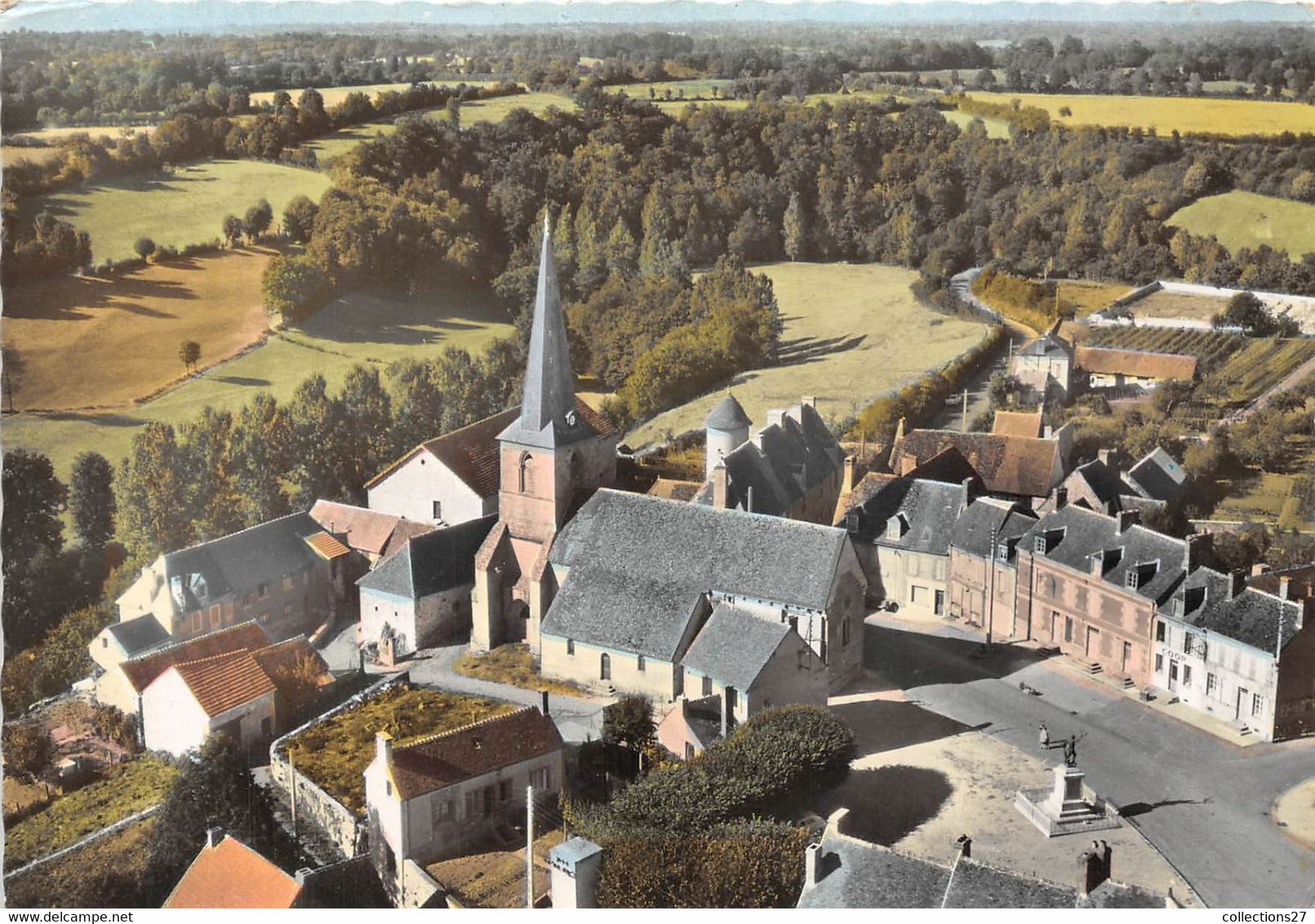 23-CHENIERS- L'EGLISE VUE DU CIEL - Andere & Zonder Classificatie