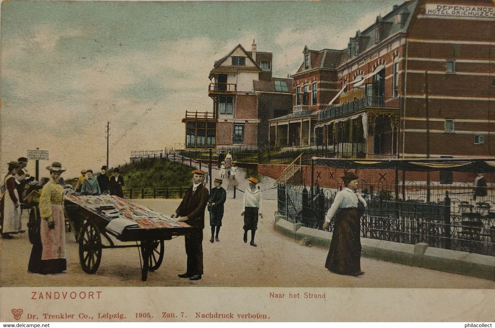 Zandvoort // Naar Het Strand (Dependance Hotel Driehuizen) 1915 - Zandvoort