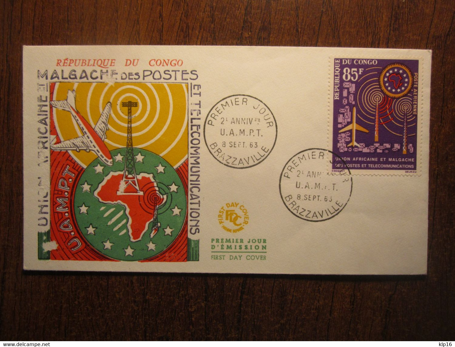 1963 CONGO FDC COVER - FDC