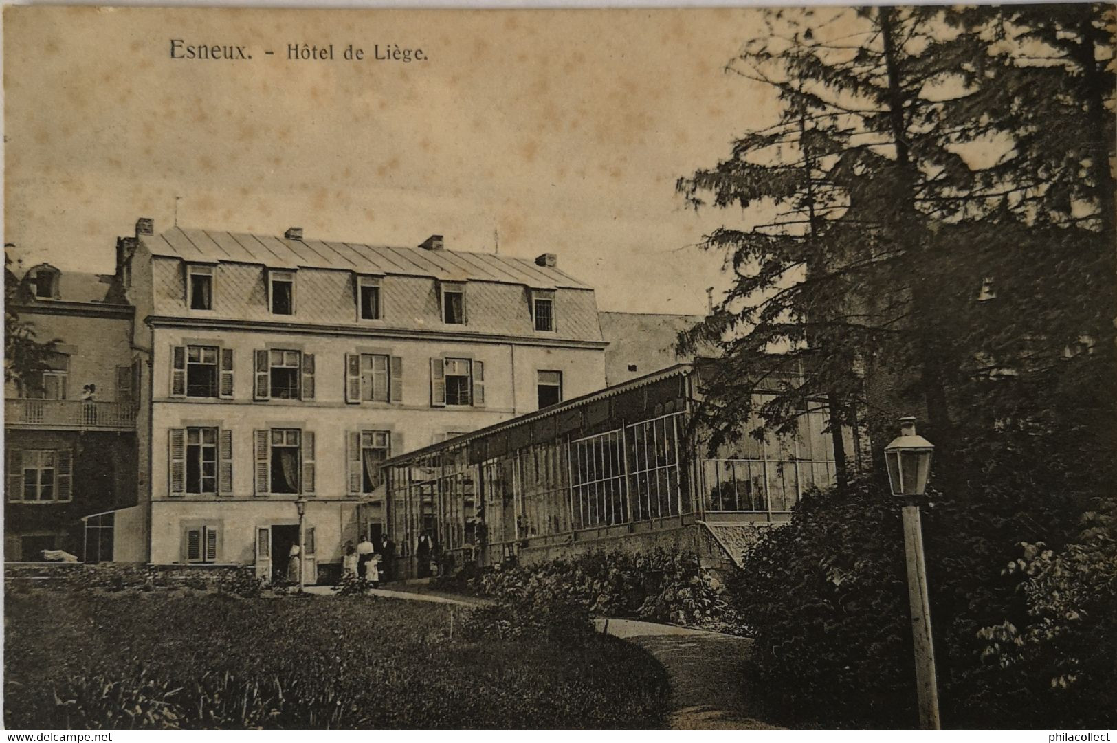 Esneux // Hotel De Liege 19?? Vlekkig - Esneux