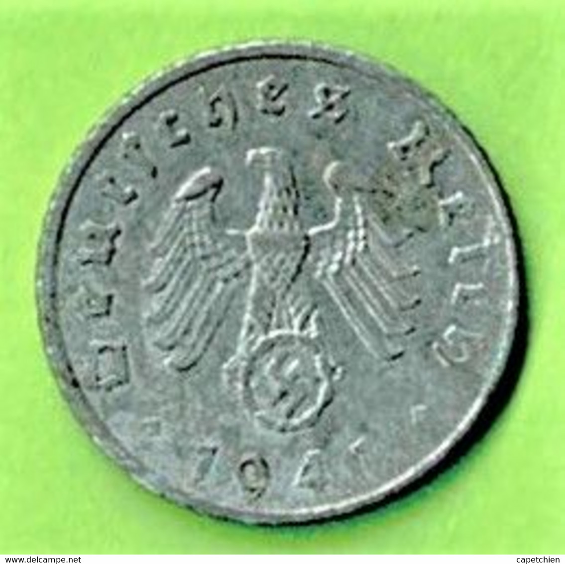 CINQ REICHSPFENNIG / 1941 F -  / ZING - 5 Reichspfennig