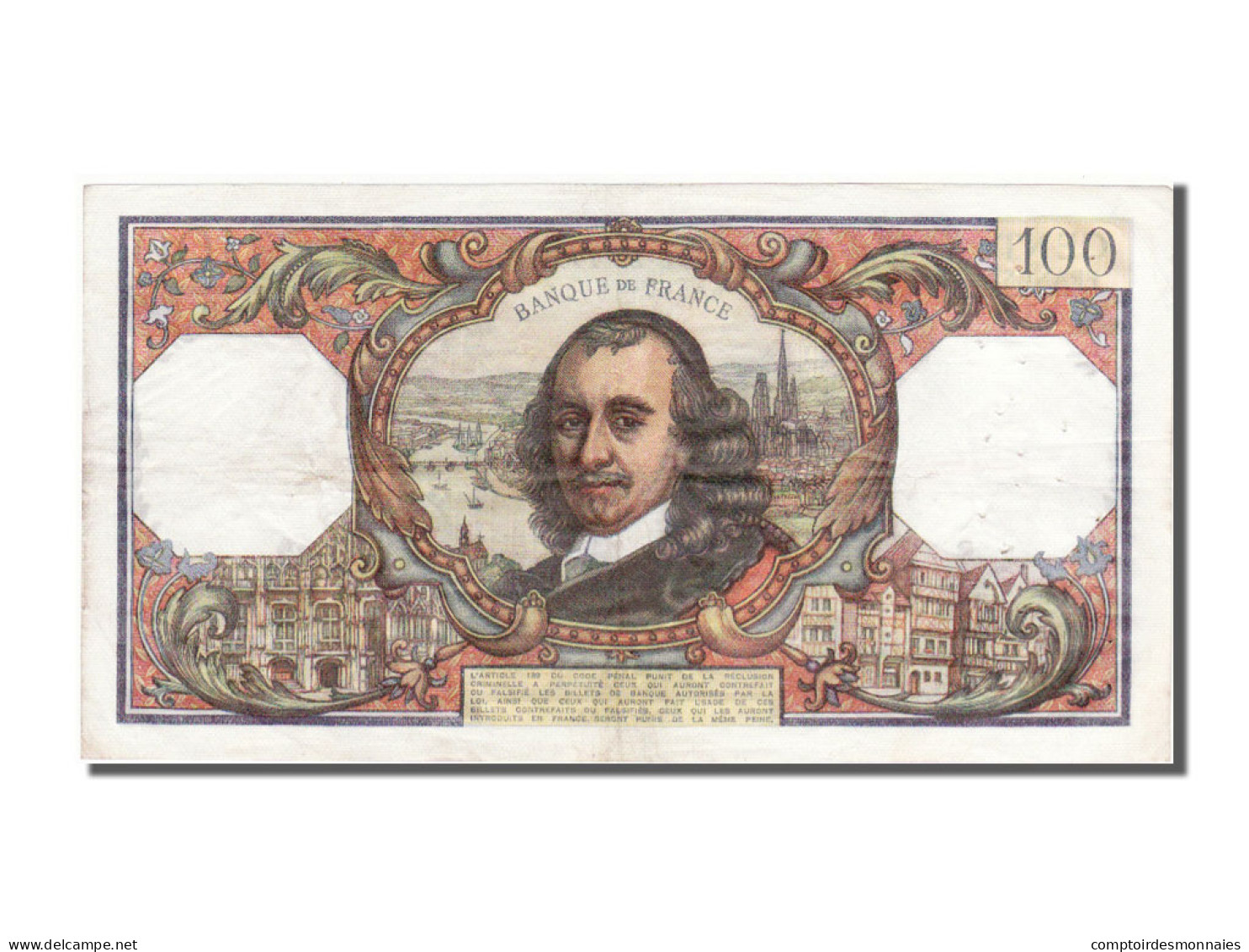 Billet, France, 100 Francs, 100 F 1964-1979 ''Corneille'', 1976, 1976-01-02 - 100 F 1964-1979 ''Corneille''