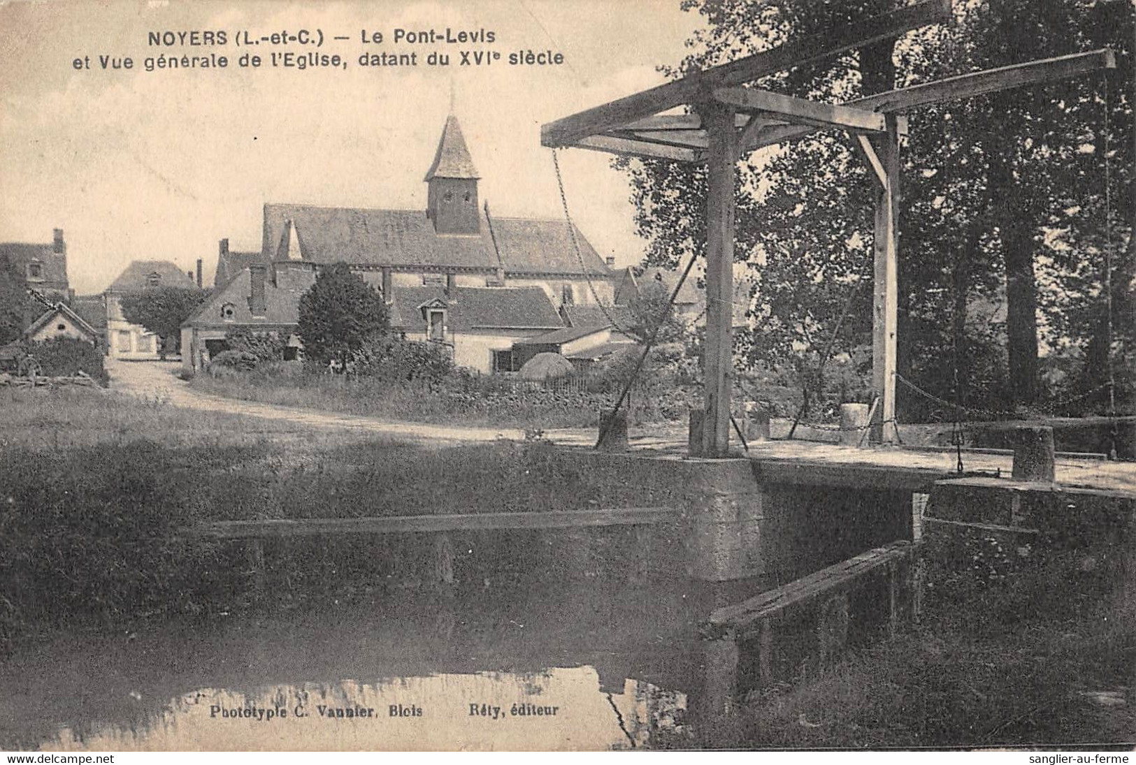 CPA 41 NOYERS LE PONT LEVIS ET VUE EGLISE - Otros & Sin Clasificación