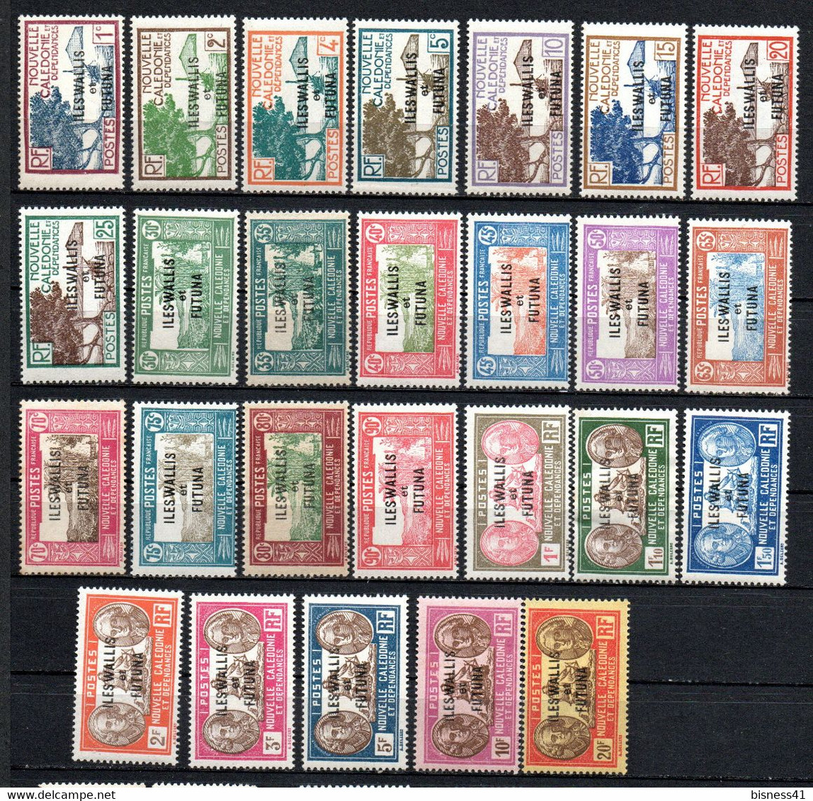 Col24  Colonies Wallis Et Futuna N° Entre 43 & 65 Neuf X MH Cote 60,00€ - Unused Stamps