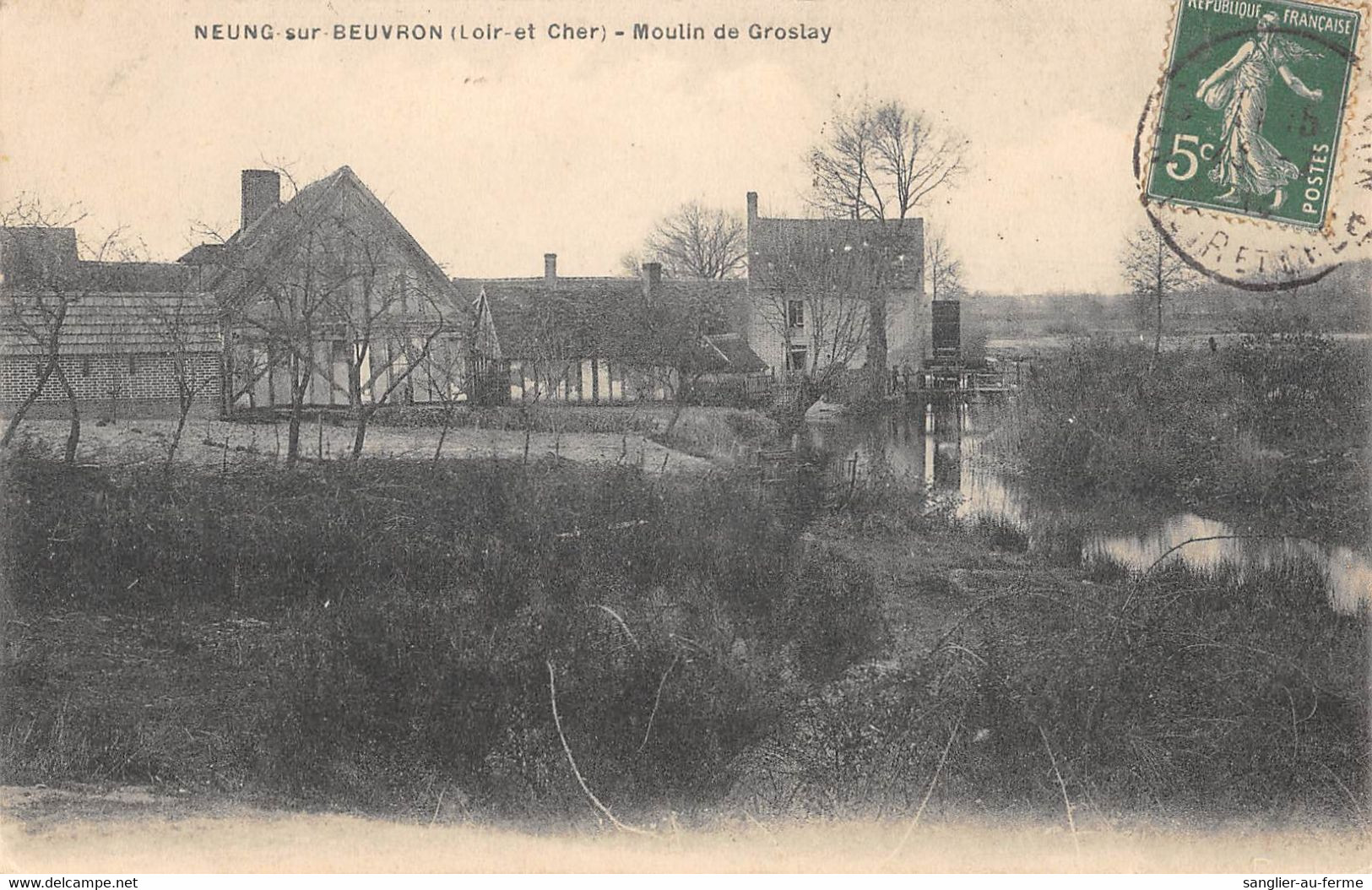 CPA 41 NEUNG SUR BEUVRON MOULIN DE GROSLAY - Other & Unclassified