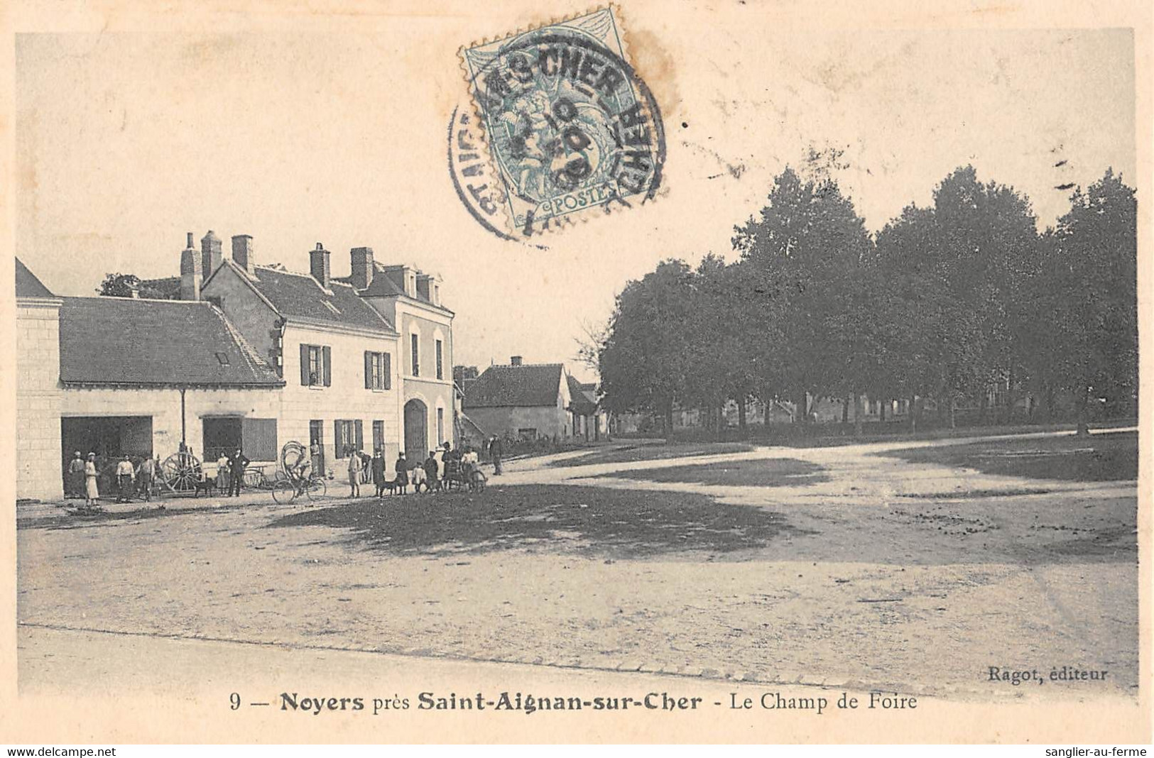 CPA 41 NOYERS PRES ST AIGNAN SUR CHER LE CHAMP DE FOIRE - Other & Unclassified