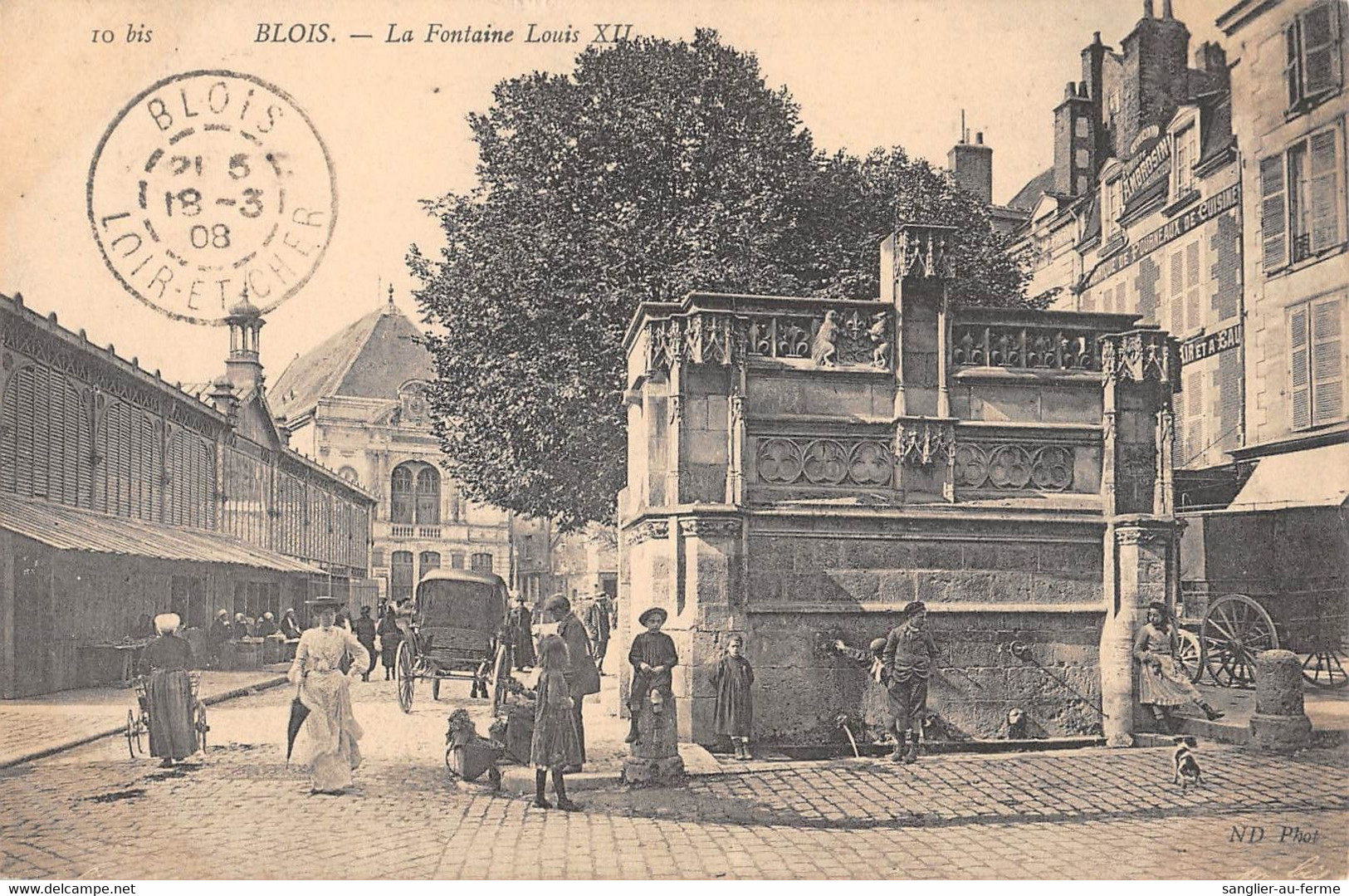 CPA 41 BLOIS LA FONTAINE LOUIS XII - Andere & Zonder Classificatie