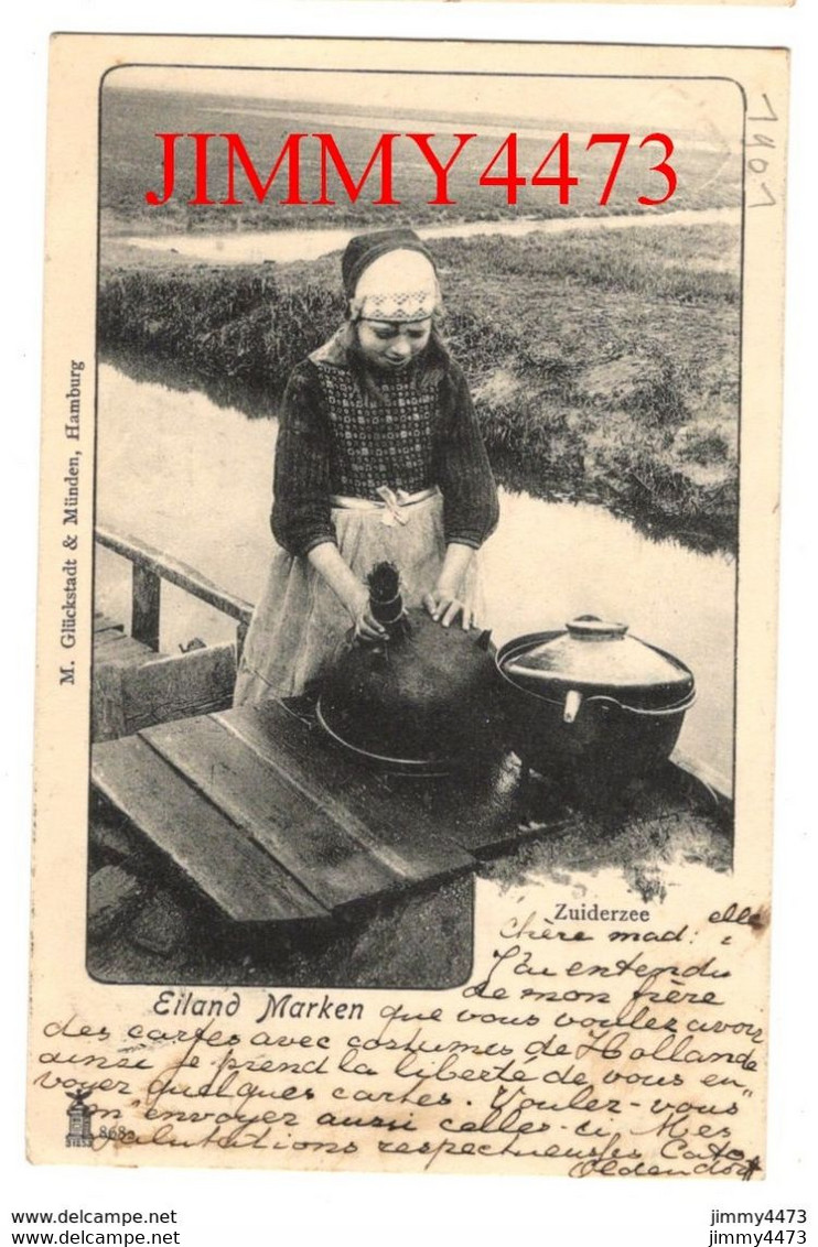 Eiland Marken En 1901 - Zuiderzee - Noord-Holland - Edit. M. Glückstadt & Münden à Hamburg - Marken