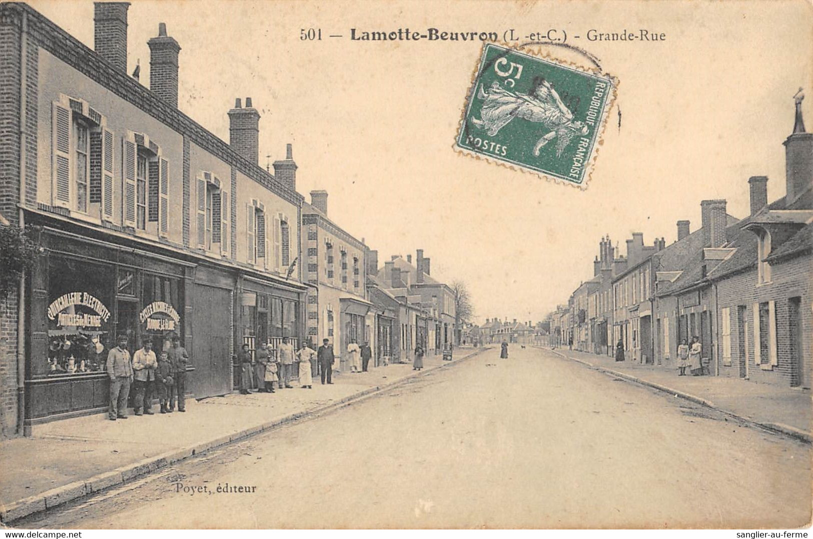 CPA 41 LAMOTTE BEUVRON GRANDE RUE - Other & Unclassified