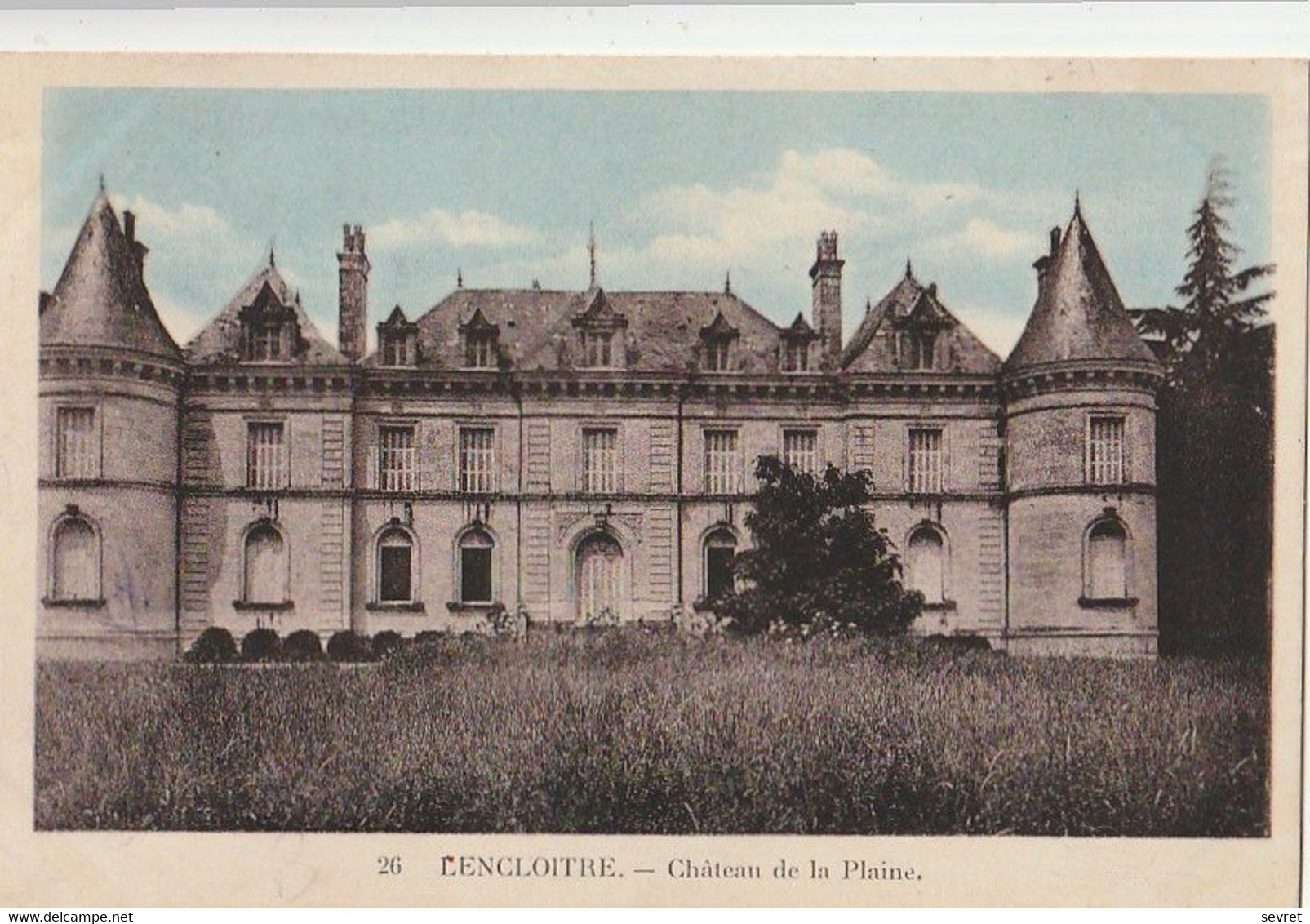 LENCLOITRE. - Château De La Plaine .Carte Couleur Pas Courante - Lencloitre