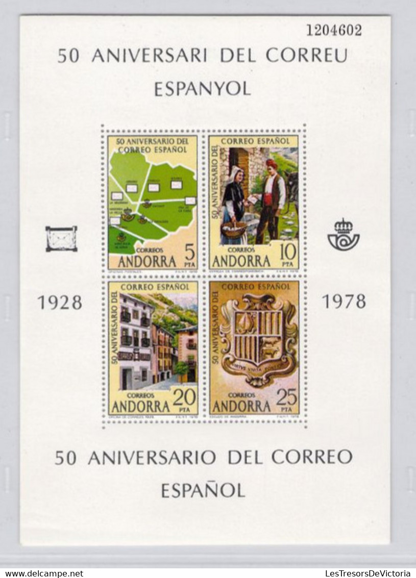 ANDORRA Espagnol - Lot Année 1977/78 Complète - Neufs **MHN - Ungebraucht