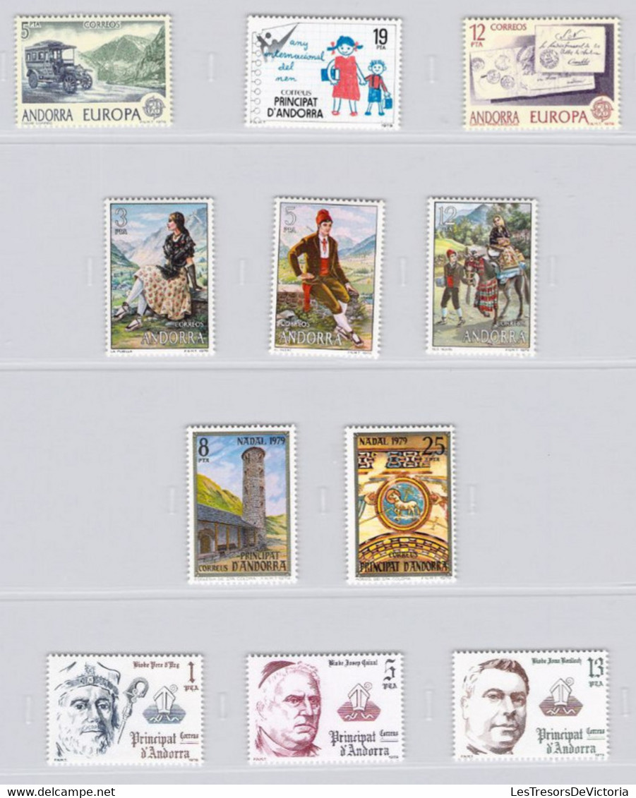 ANDORRA Espagnol - Lot Année 1979 Complète - Neufs **MHN - Unused Stamps