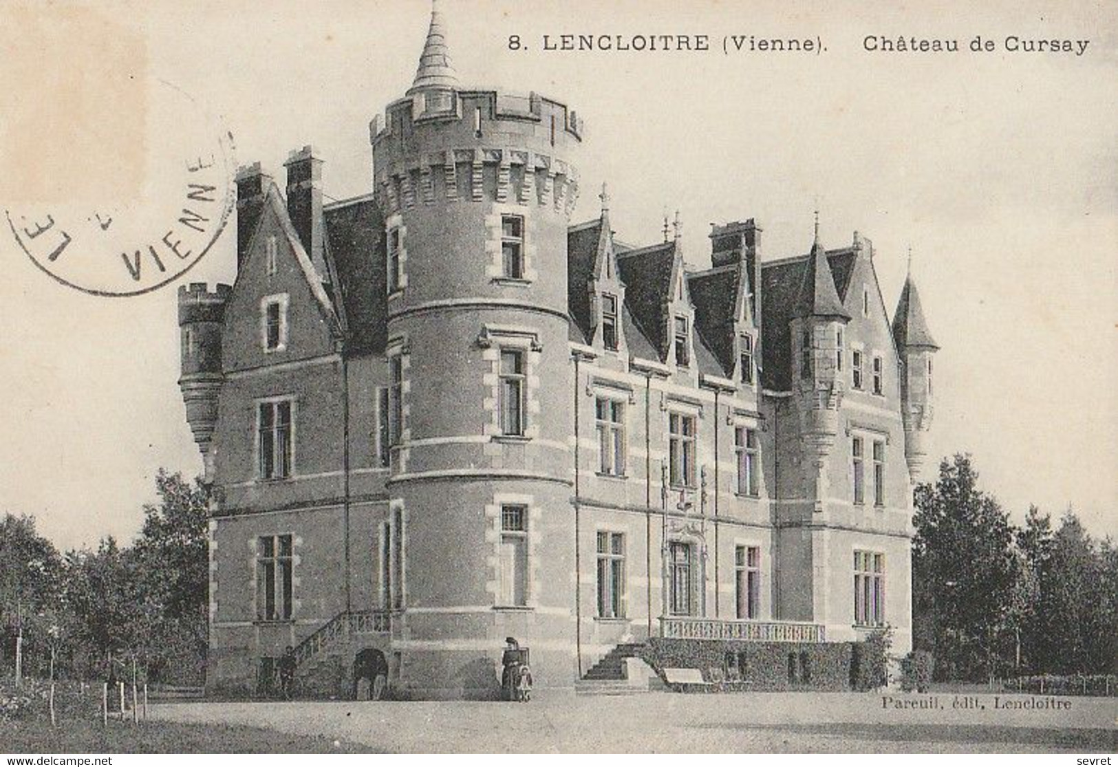 LENCLOITRE. - Le Château De CURSAY - Lencloitre