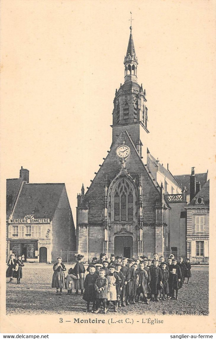 CPA 41 MONTOIRE EGLISE - Andere & Zonder Classificatie