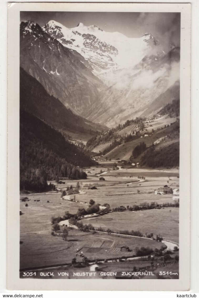 Blick Von Neustift Gegen Zückerhütl 3511 M - (Tirol, Österreich/Austria) - Neustift Im Stubaital