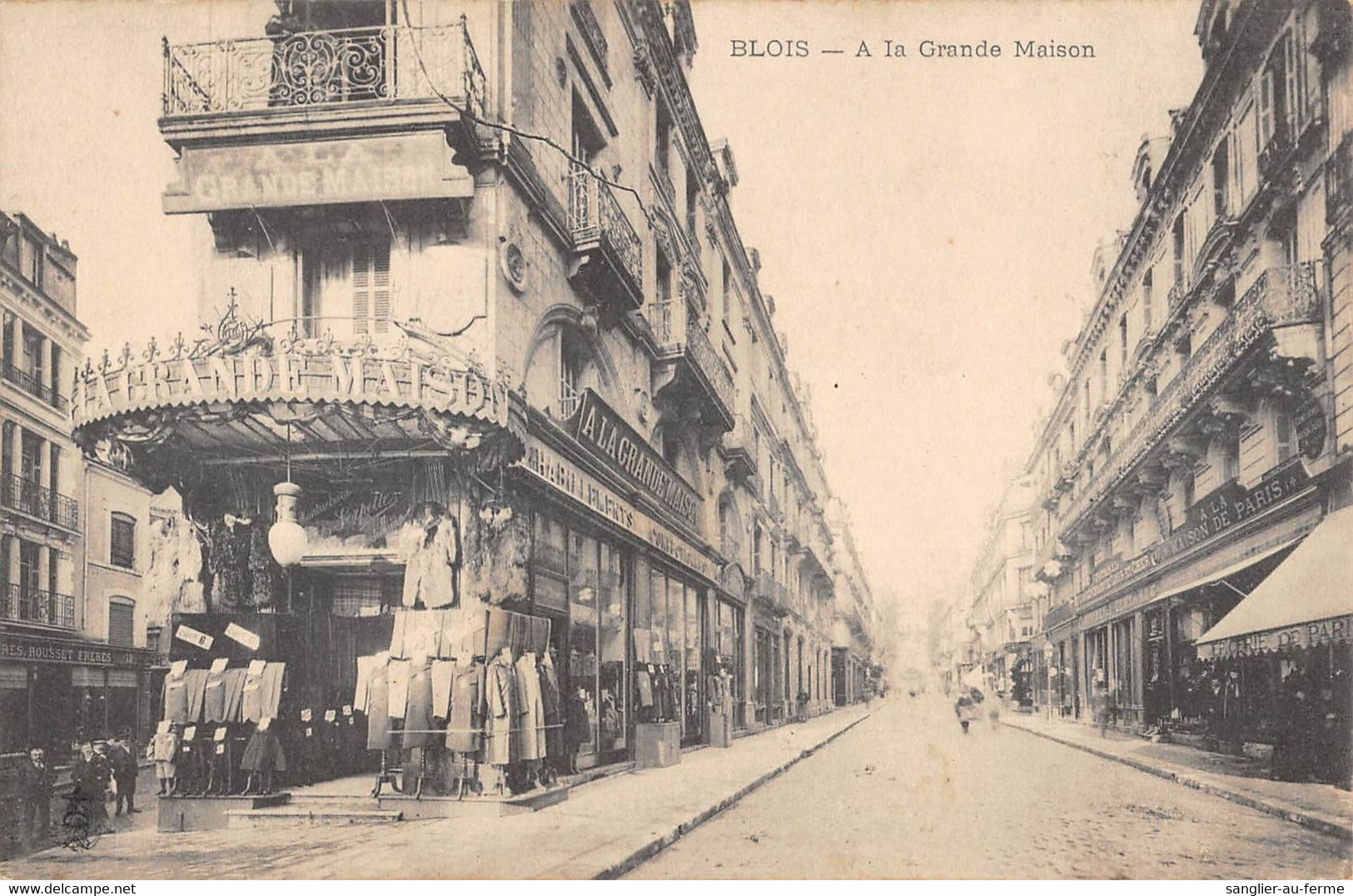 CPA 41 BLOIS MAGASIN A LA GRANDE MAISON - Andere & Zonder Classificatie