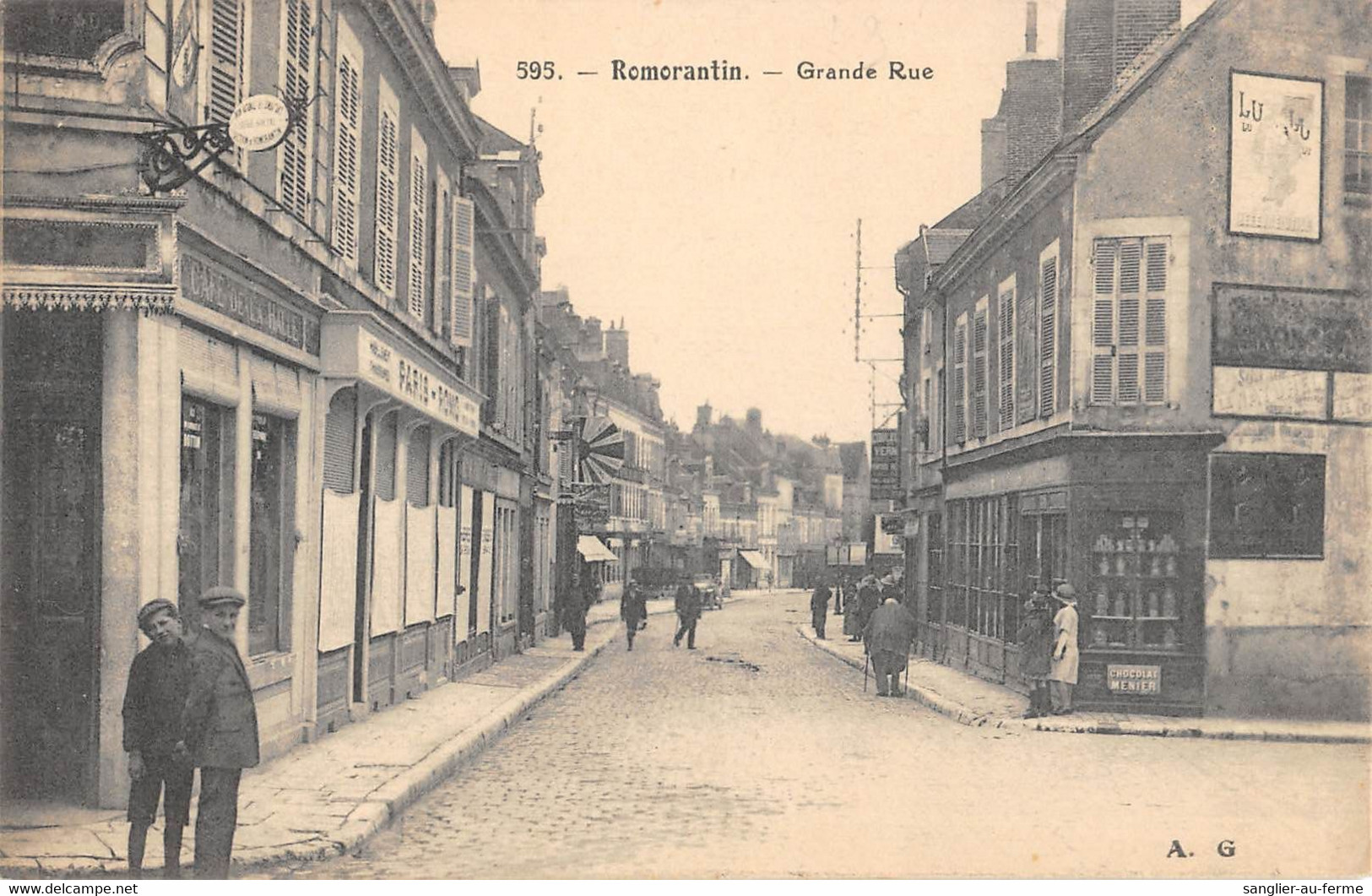 CPA 41 ROMORANTIN GRANDE RUE - Autres & Non Classés