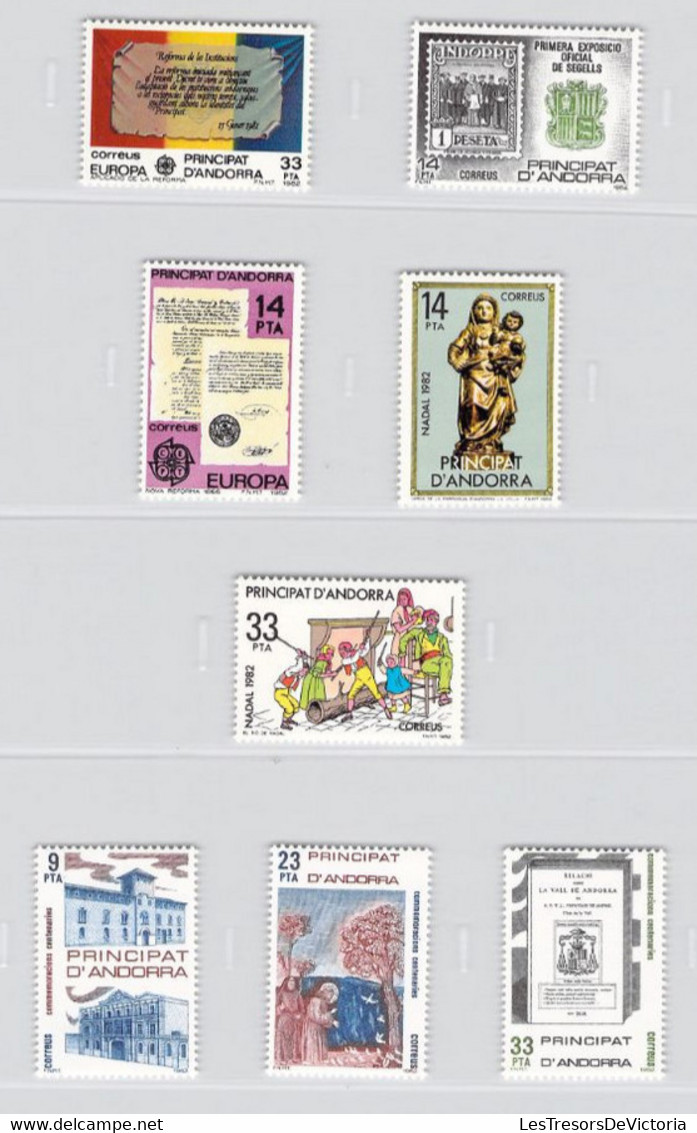 ANDORRA Espagnol - Lot Année 1982 Complète - Neufs **MHN - Neufs