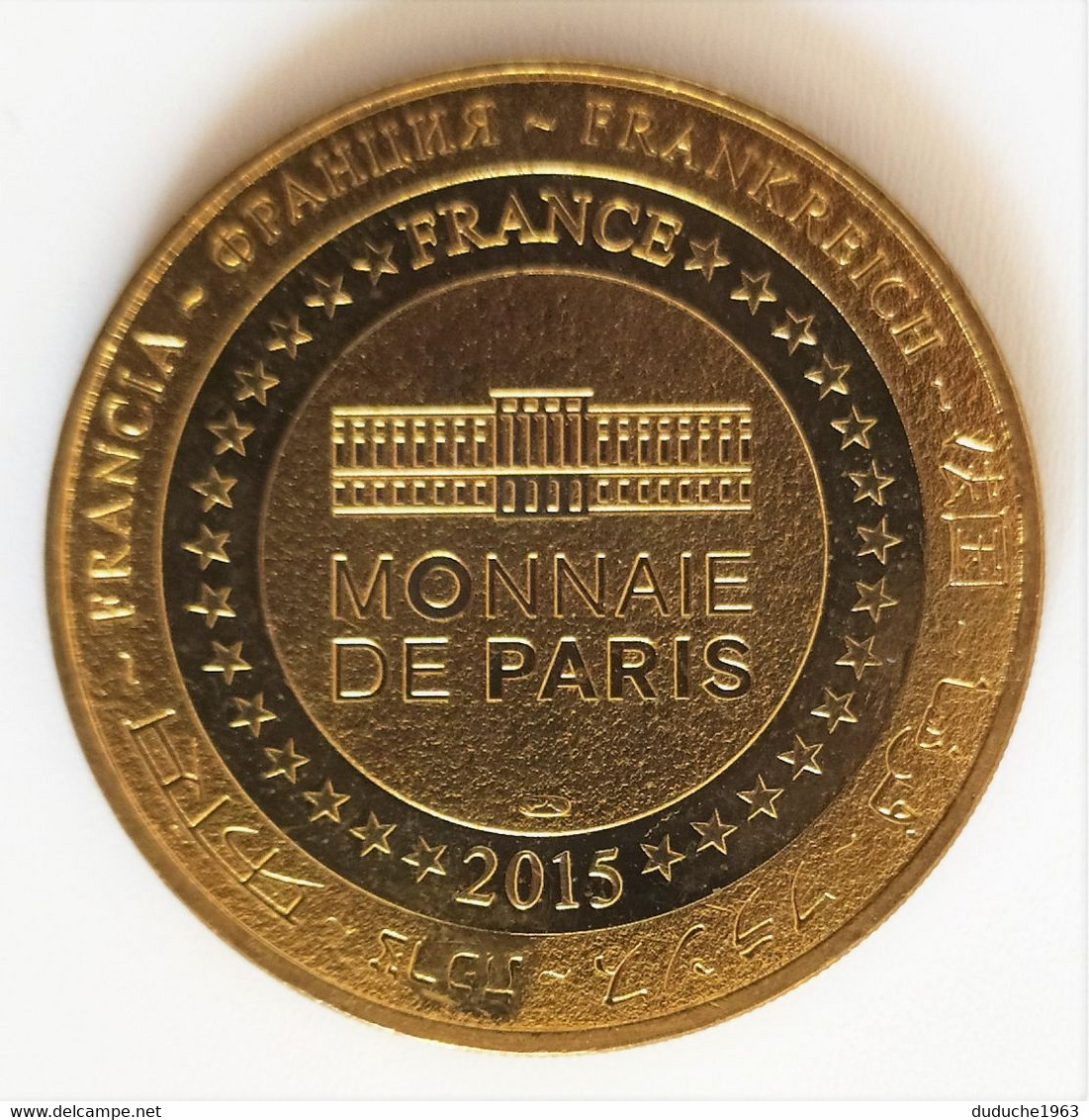 Revers Fauté - Monnaie De Paris 77.Disneyland 22 - Mickey Sorcier Le Château 2015 - 2015