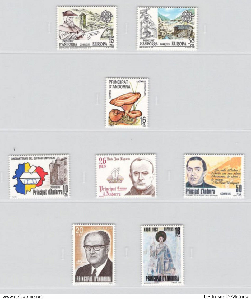 ANDORRA Espagnol - Lot Année 1983 Complète - Neufs **MHN - Unused Stamps