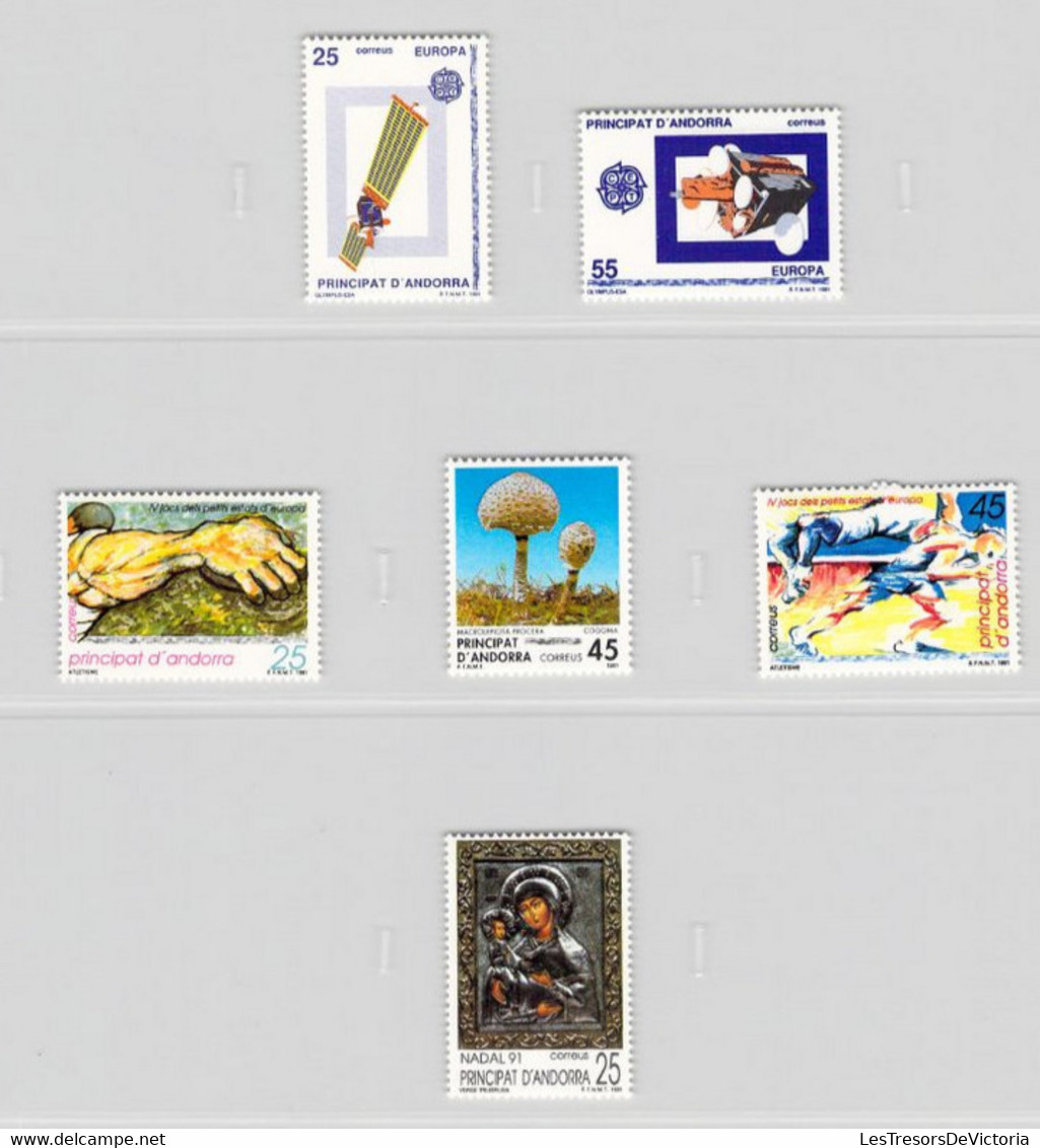 ANDORRA Espagnol - Lot Année 1991 Complète - Neufs **MHN - Unused Stamps