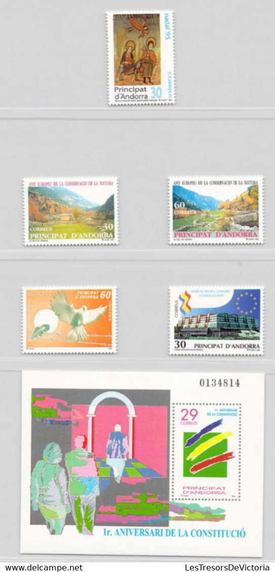 ANDORRA Espagnol - Lot Année 1995 Complète - Neufs **MHN - Nuevos