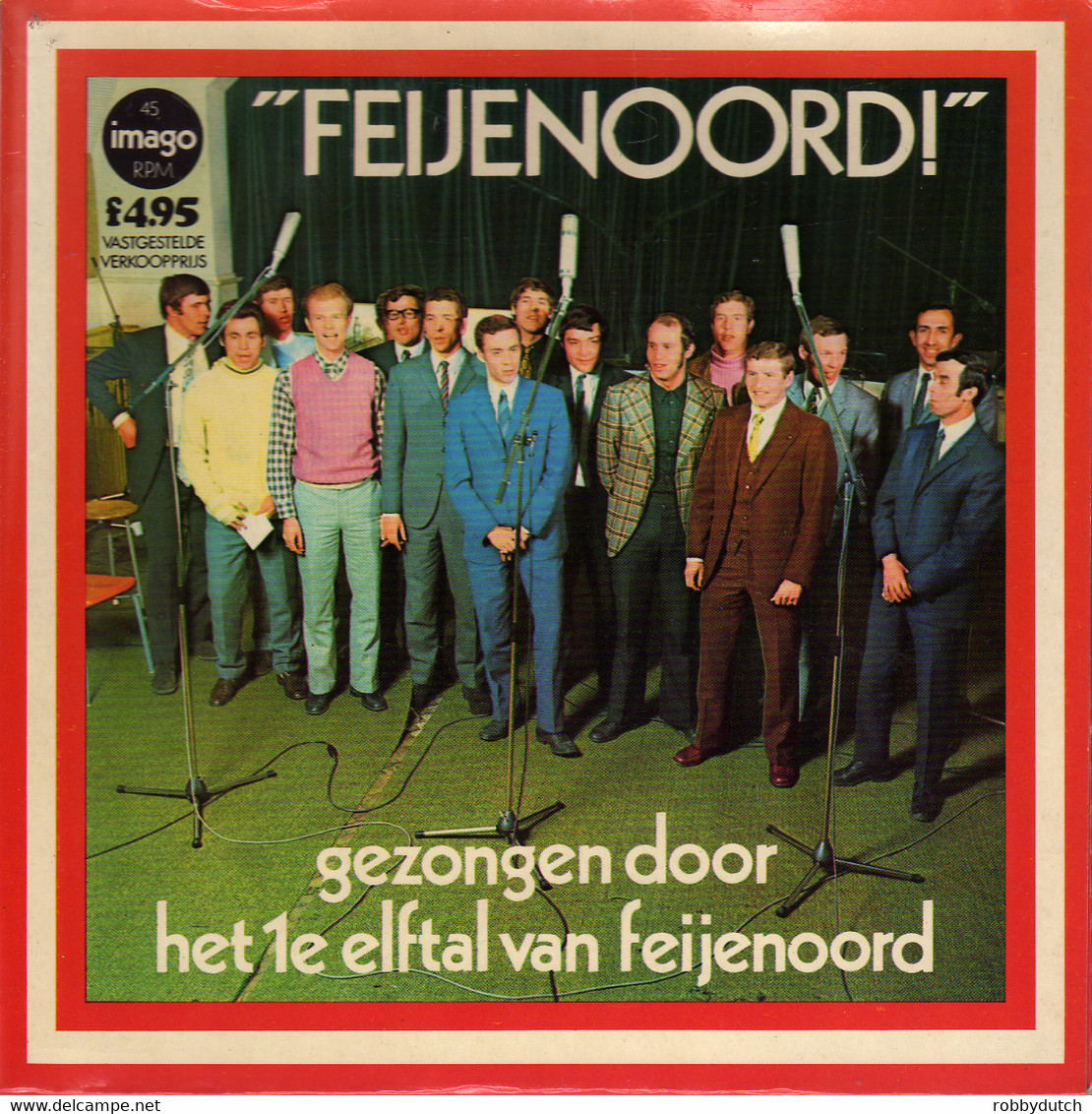 * 7"  * Feijenoord! - Gezongen Door Het 1e Elftal Van Feijenoord / Hoogtepunten Verslag Feijenoord - A.C.Milan - Other - Dutch Music