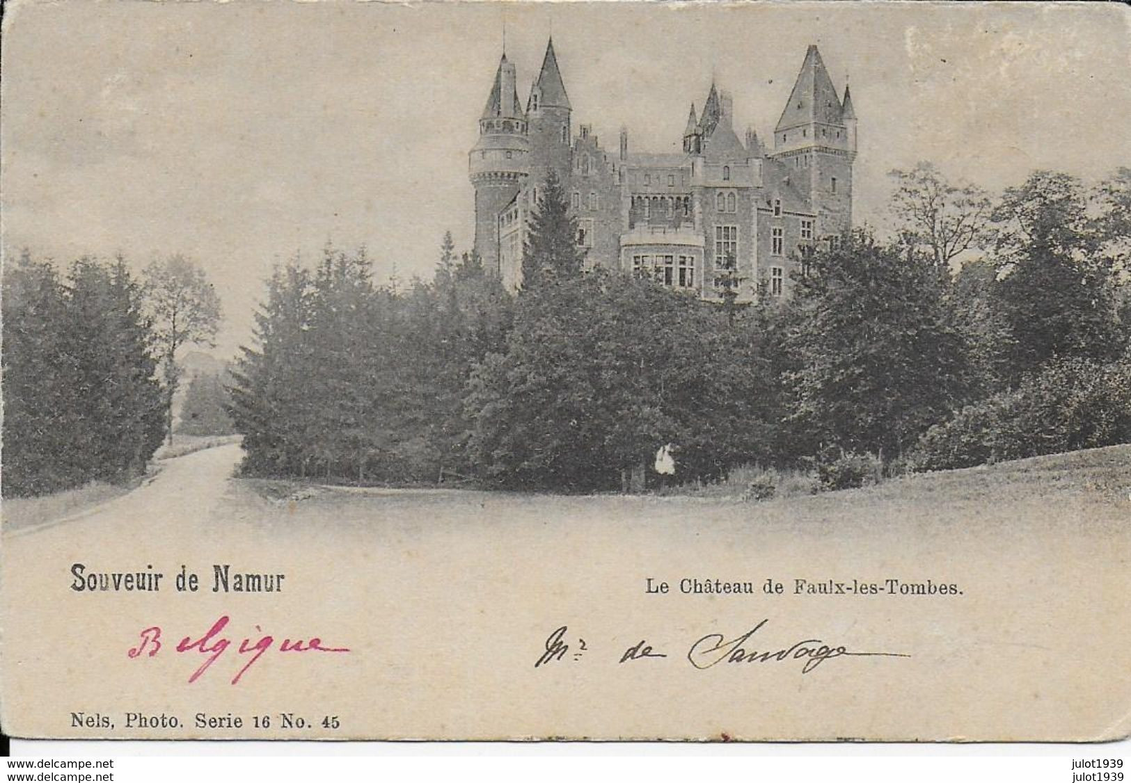 FAULX - LES - TOMBES ..-- Nels 16 , N° 45 . Le Château - Gesves