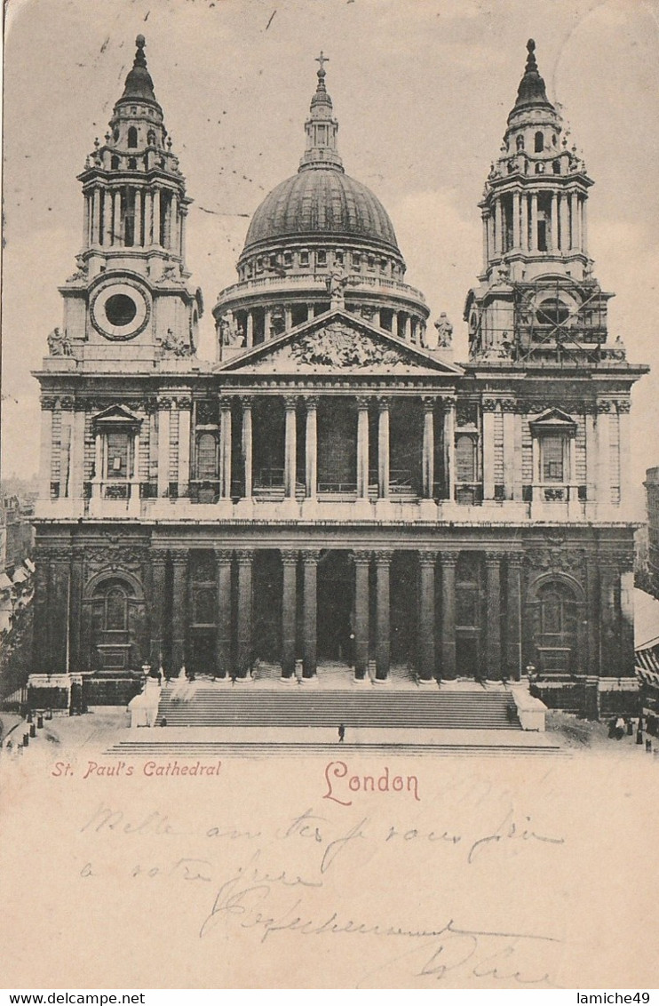 London 1902 St. Paul's Cathedral  Circulated - St. Paul's Cathedral